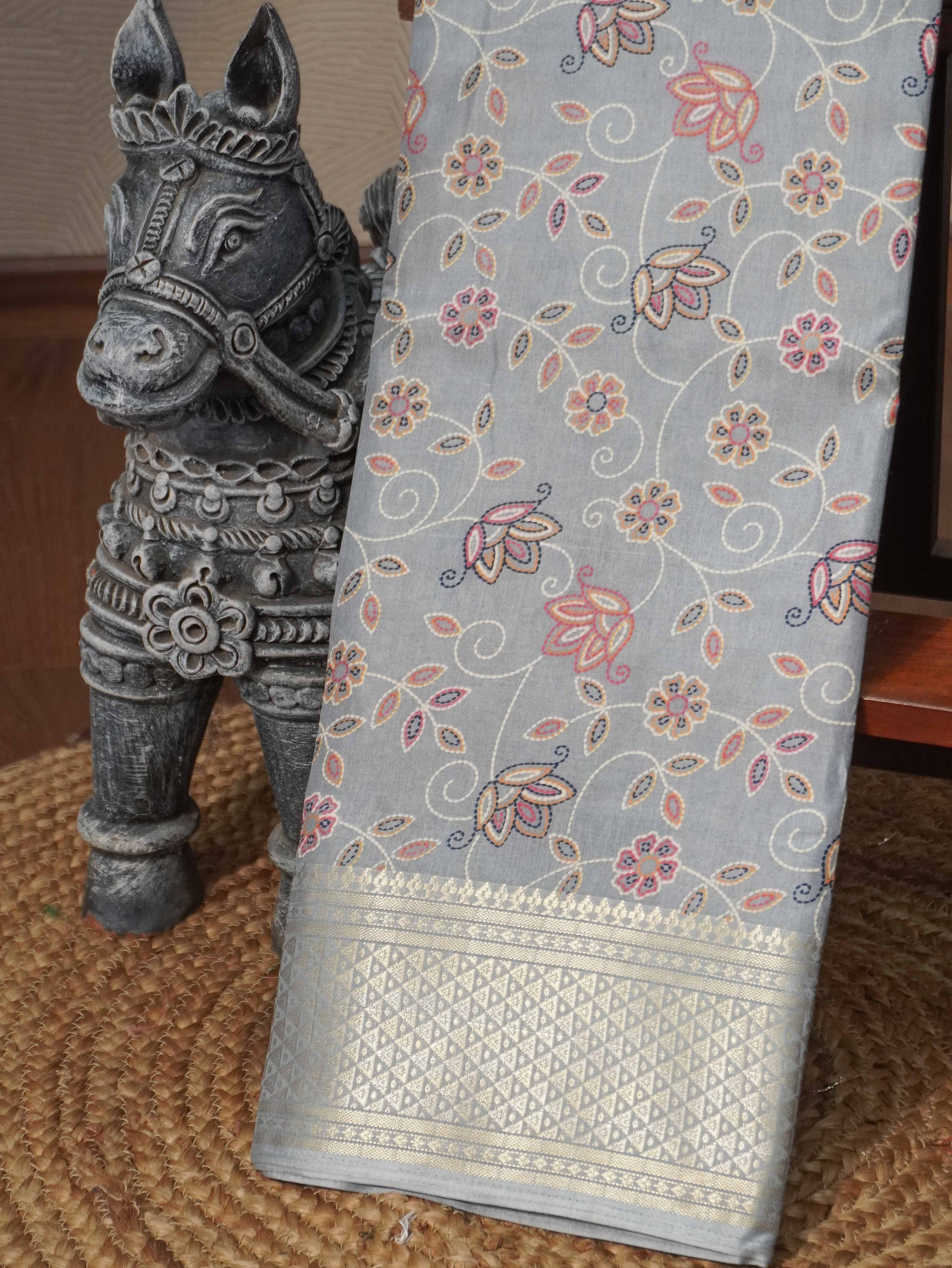 Printed Dola Saree | TTDS3259