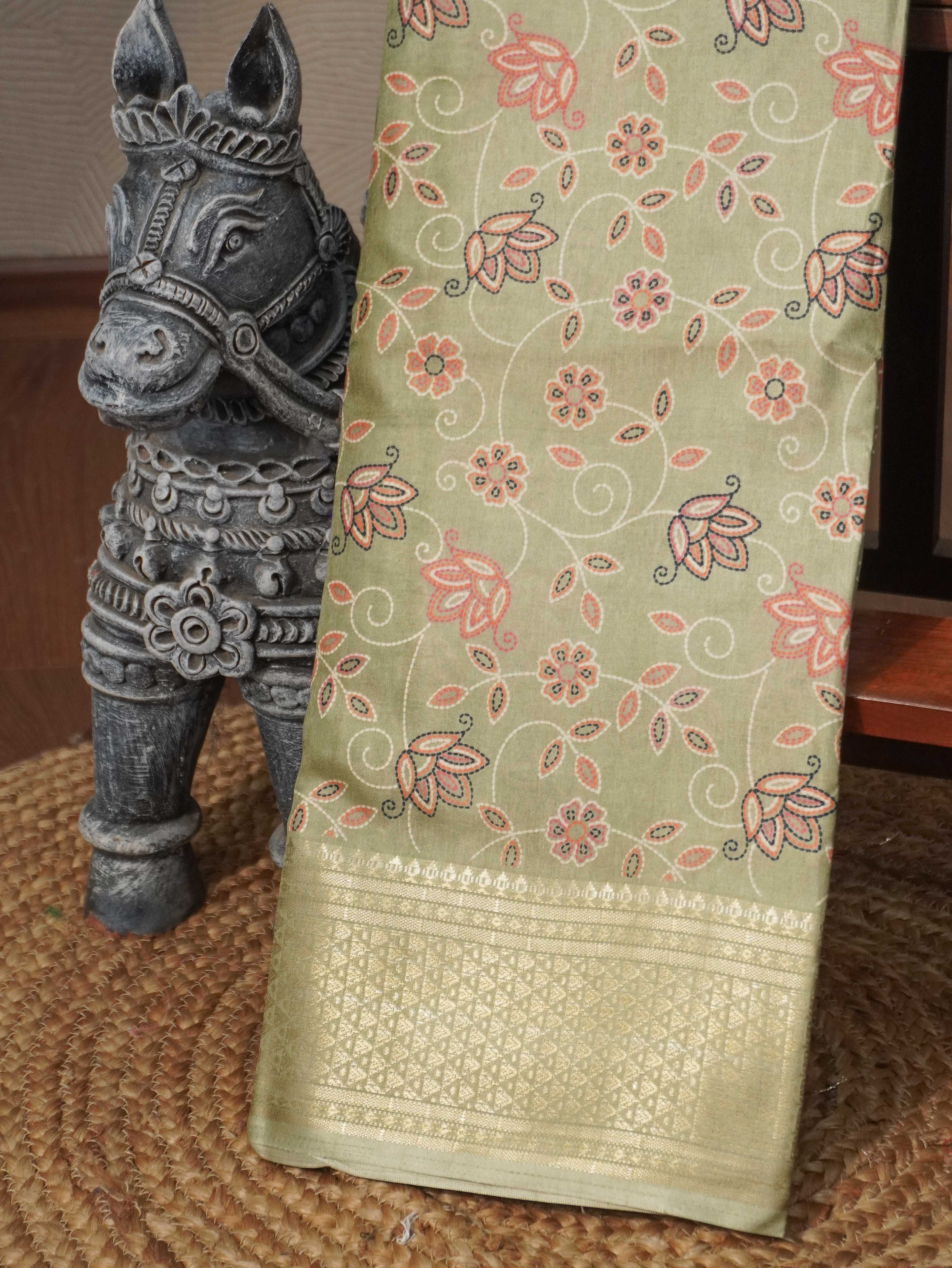 Printed Dola Saree | TTDS3259