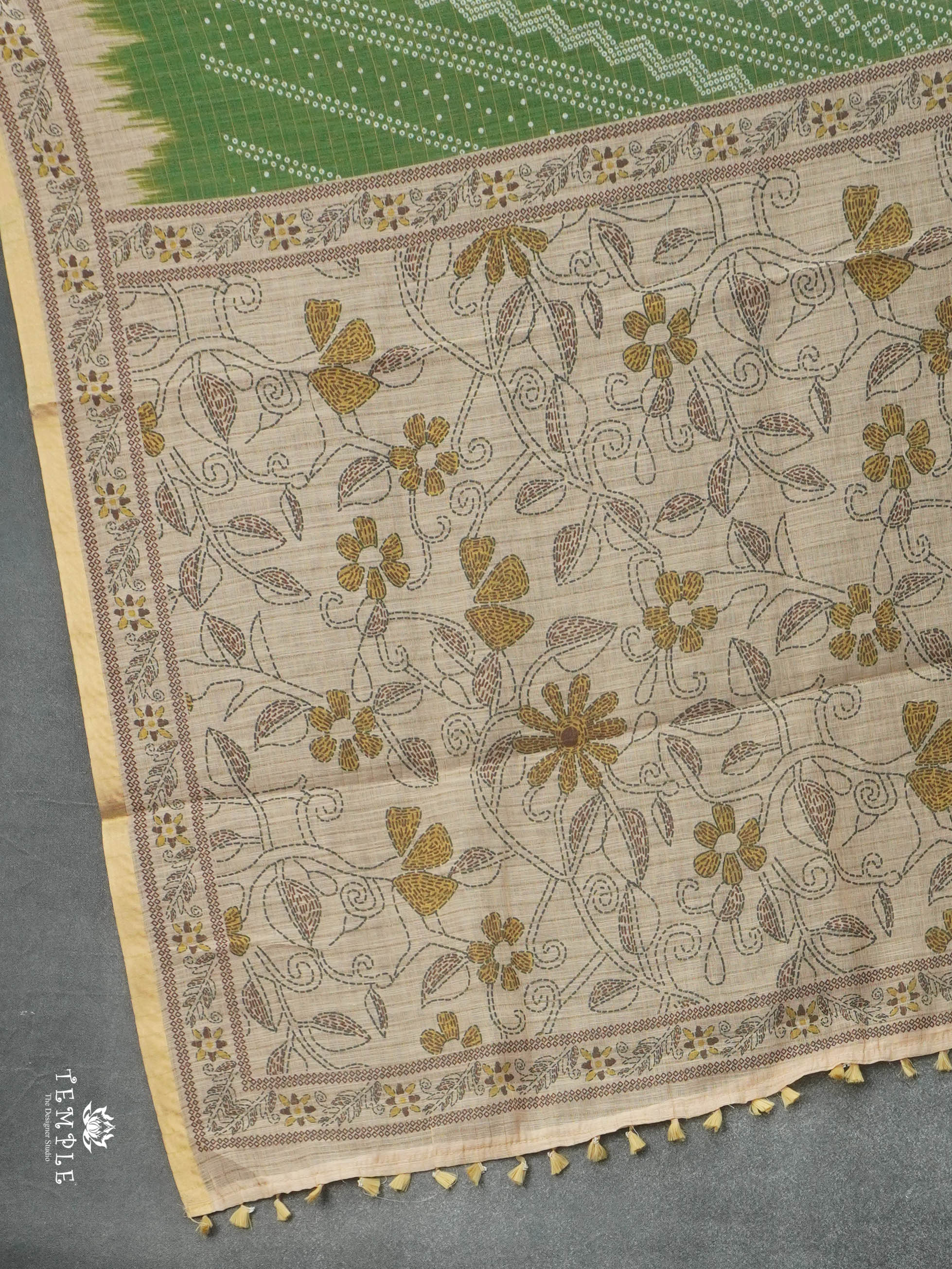 Linen Cotton Saree | TTDS2845