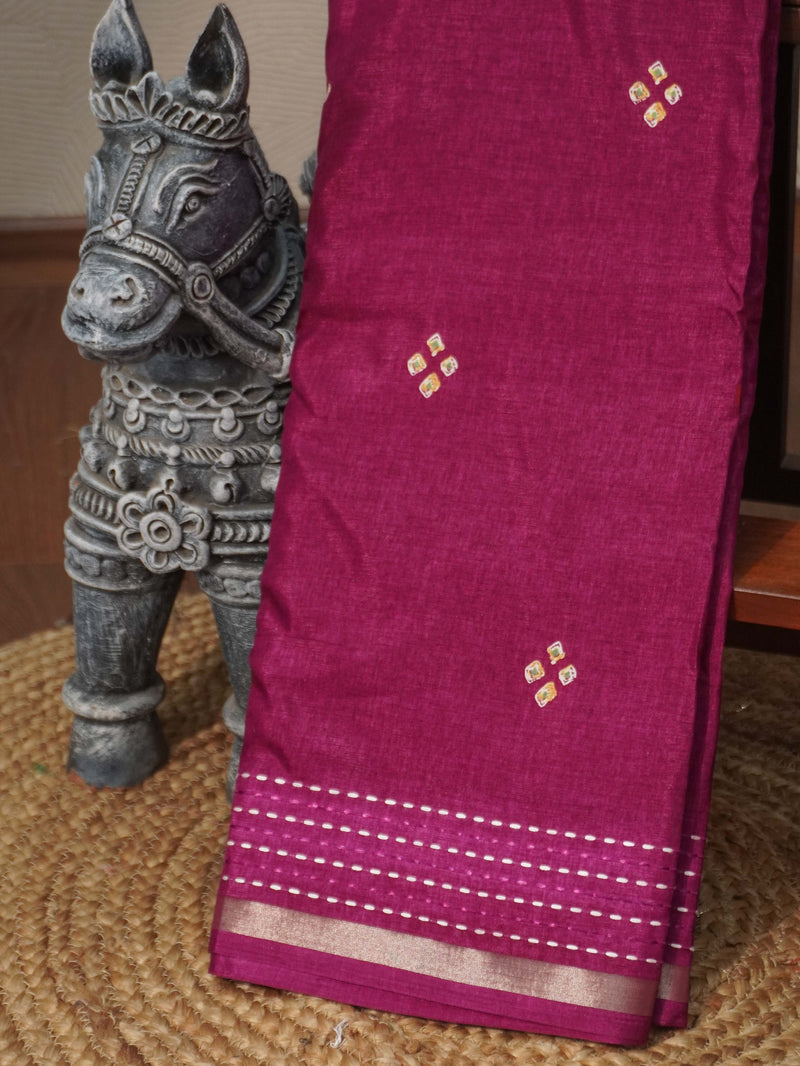 Printed Dola Saree | TTDS3274