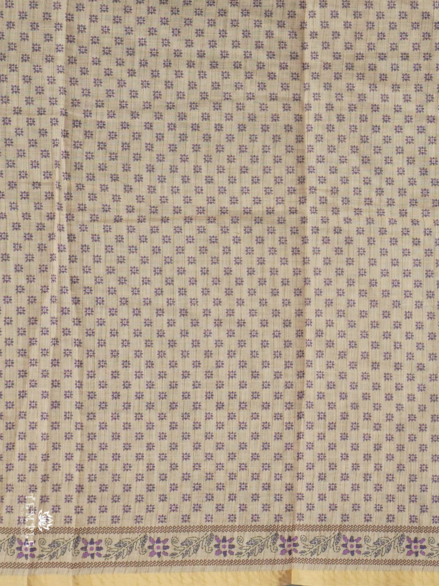 Linen Cotton Saree | TTDS2845