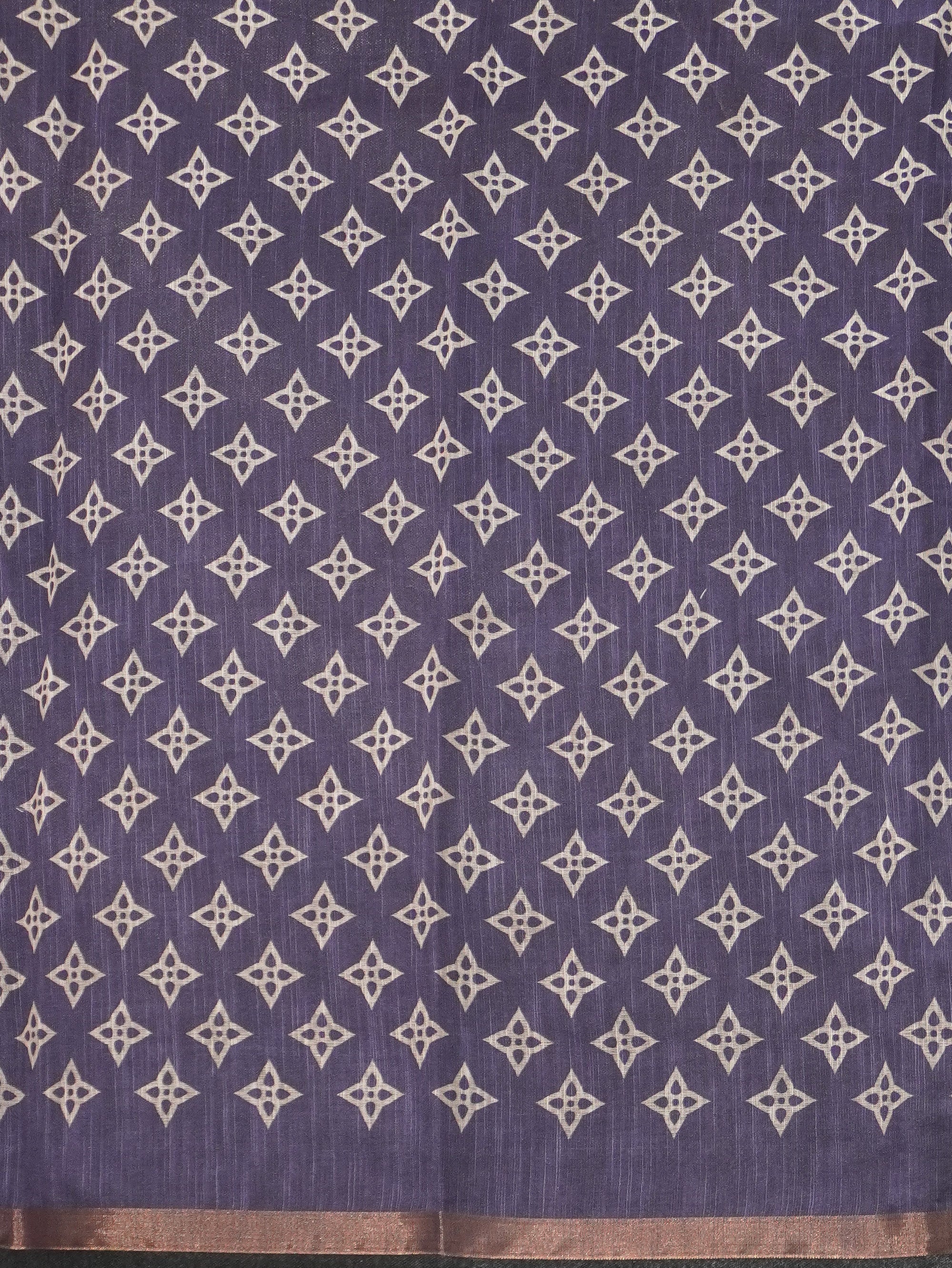 Linen Cotton Saree | TTDS3257