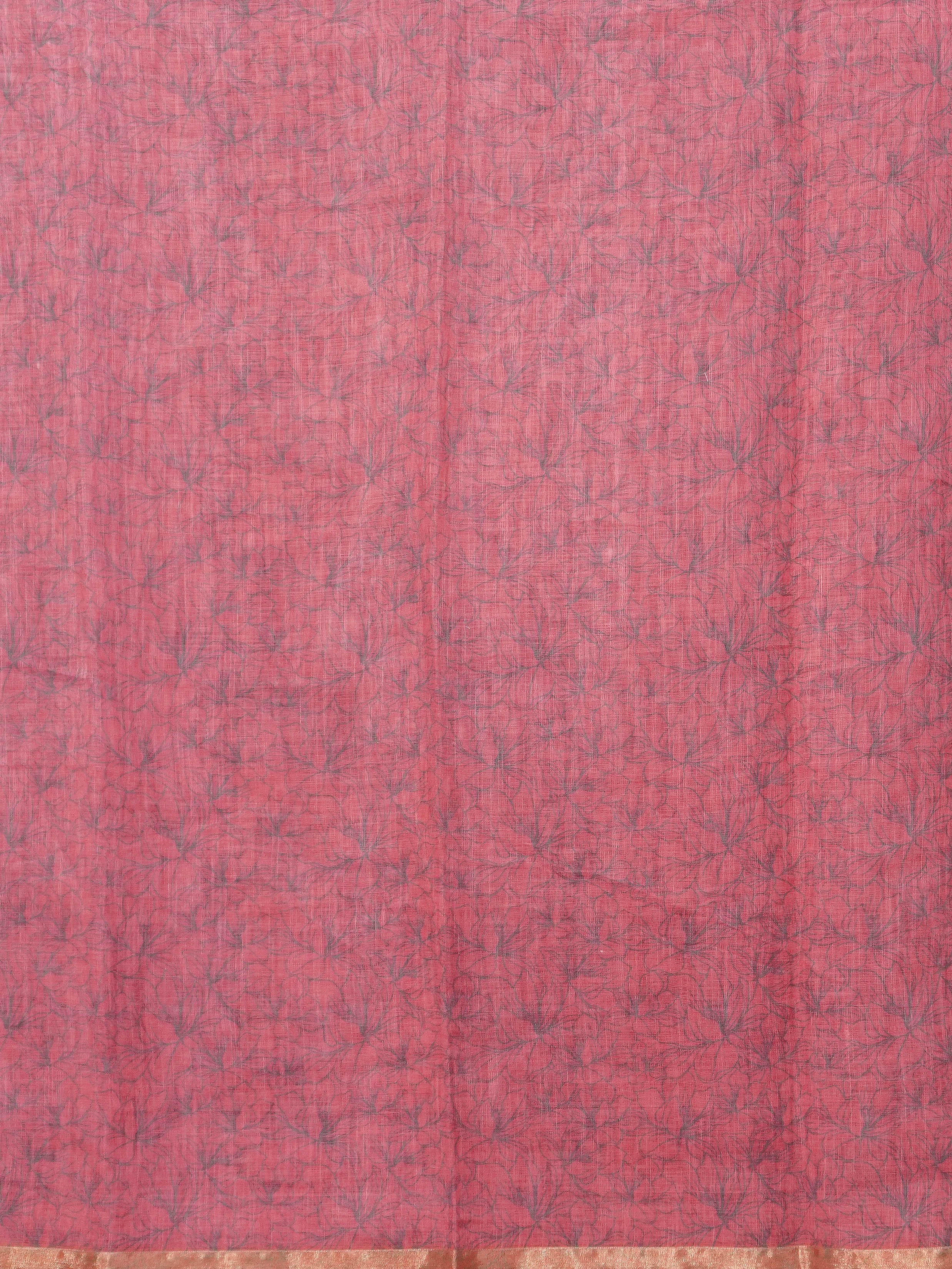 Linen Cotton Saree | TTDS3271