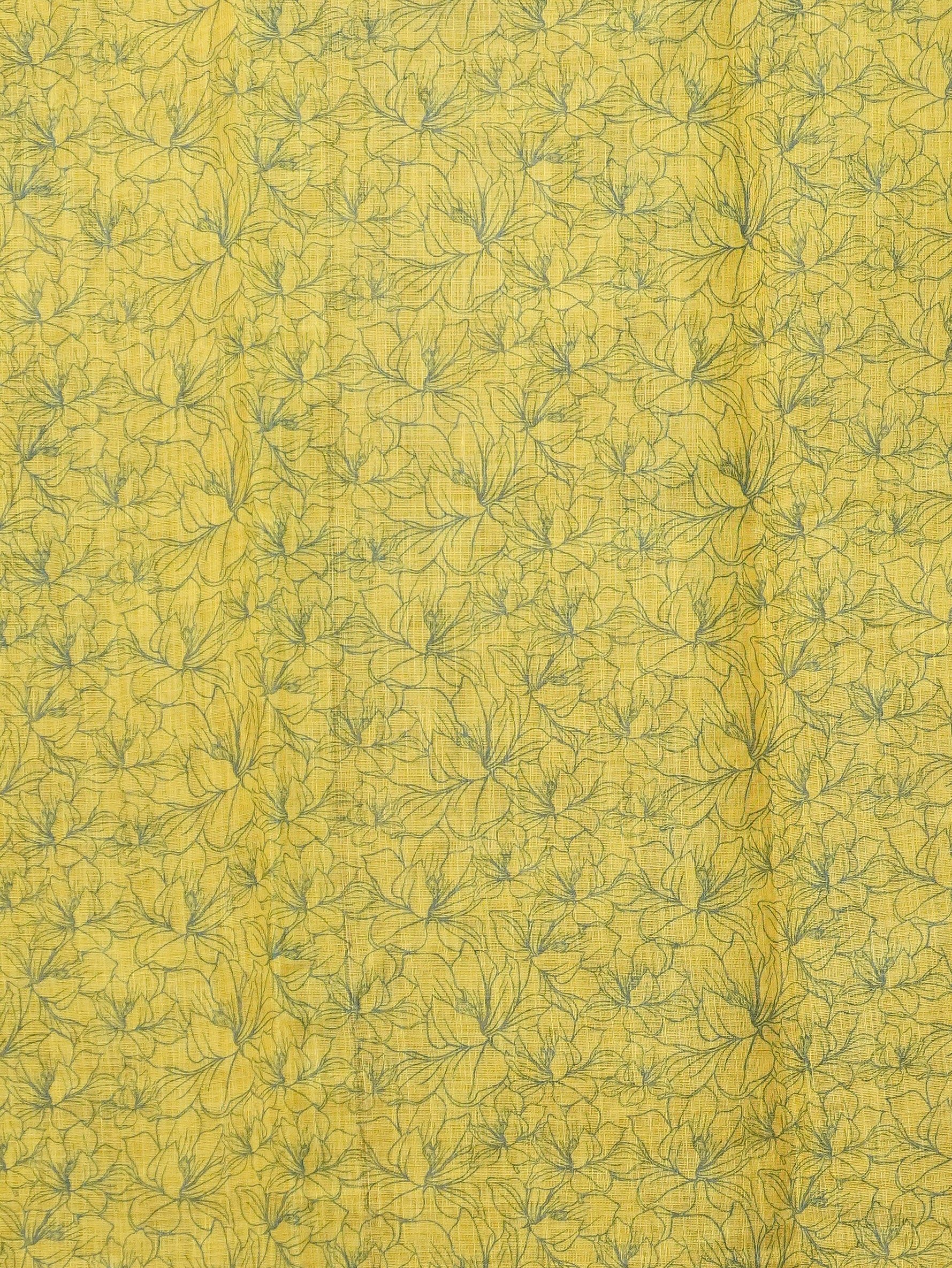 Linen Cotton Saree | TTDS3271