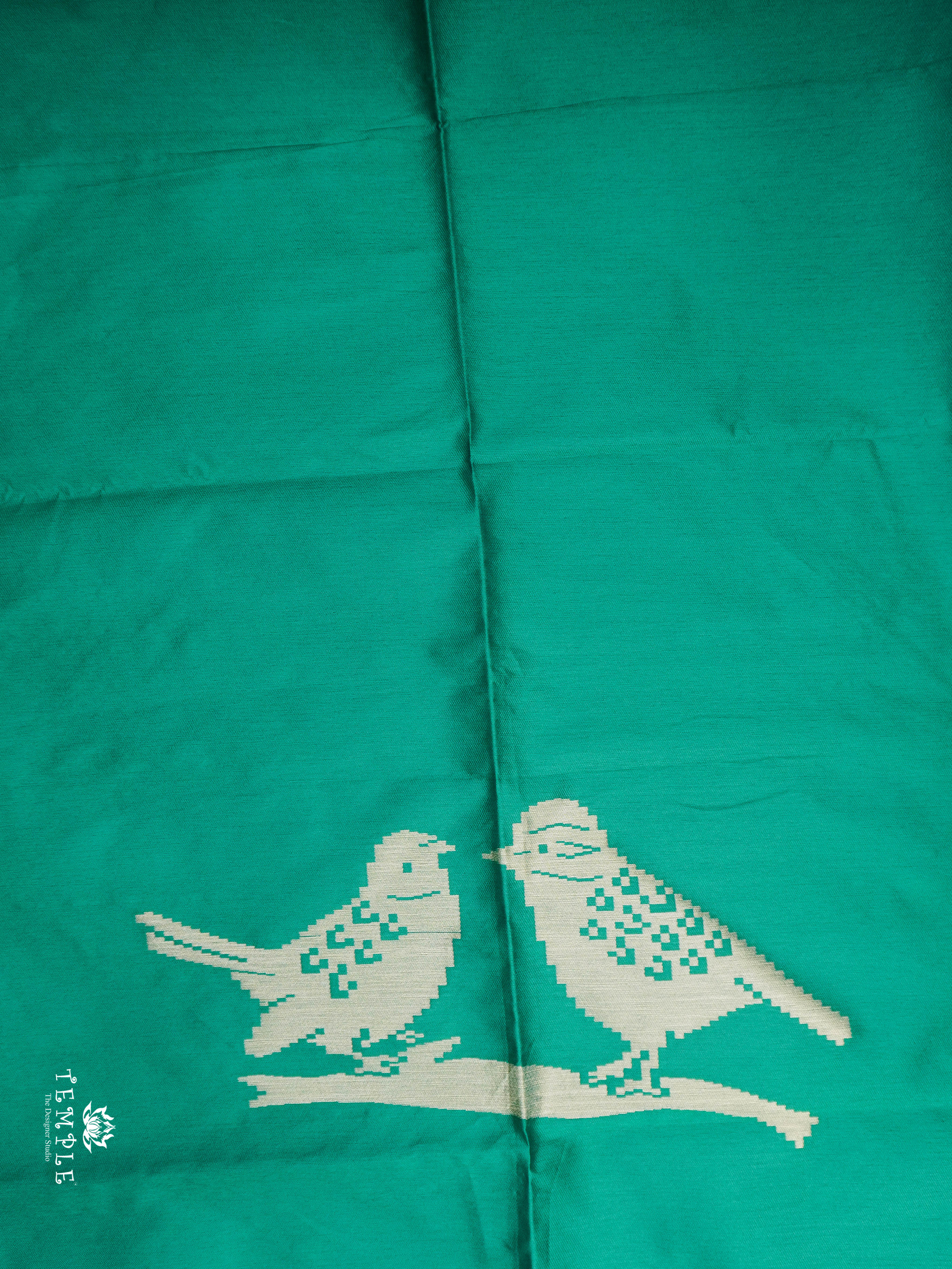 Mulberry Silk Saree With Sparrow Motifs | TTDS1860 | PRE BOOKING