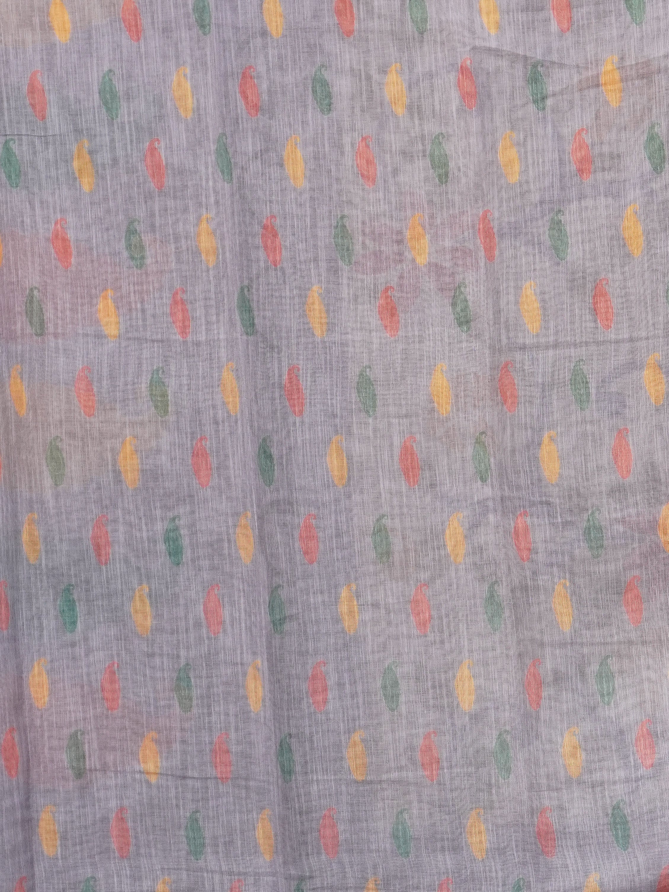 Linen Cotton Saree | TTDS3273
