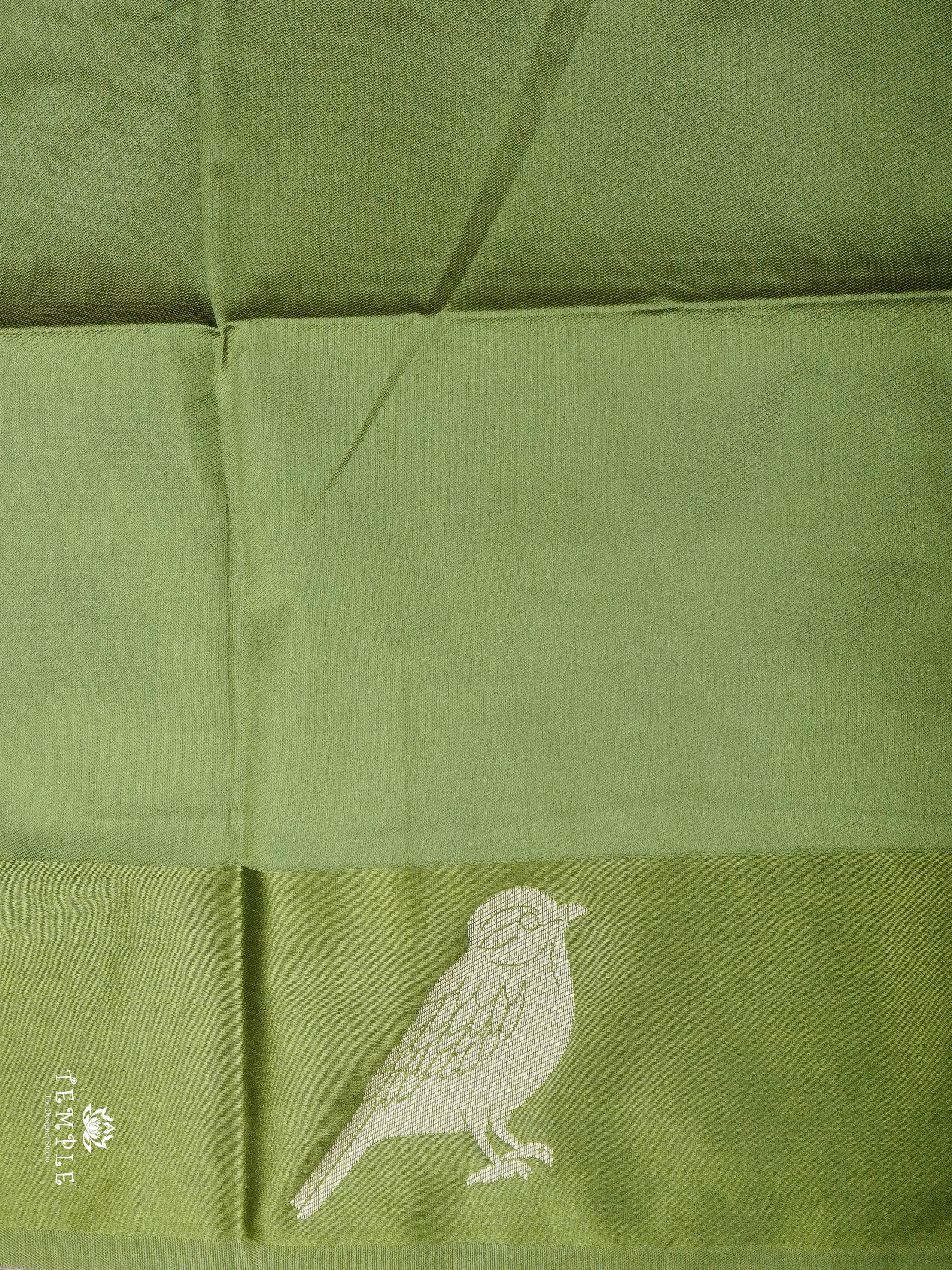 Mulberry Silk Saree With Sparrow Motifs | TTDS1860 | PRE BOOKING