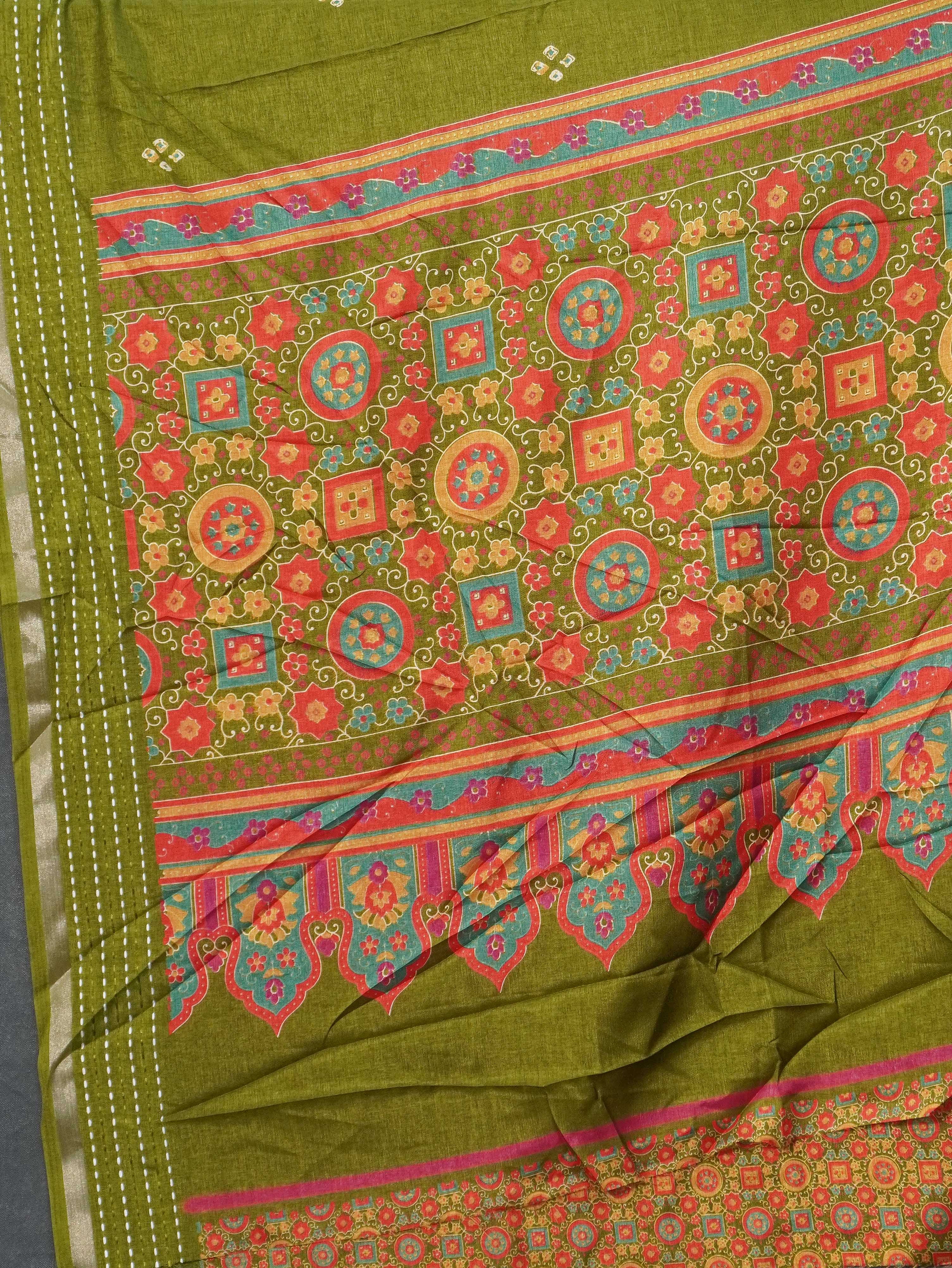 Printed Dola Saree | TTDS3274
