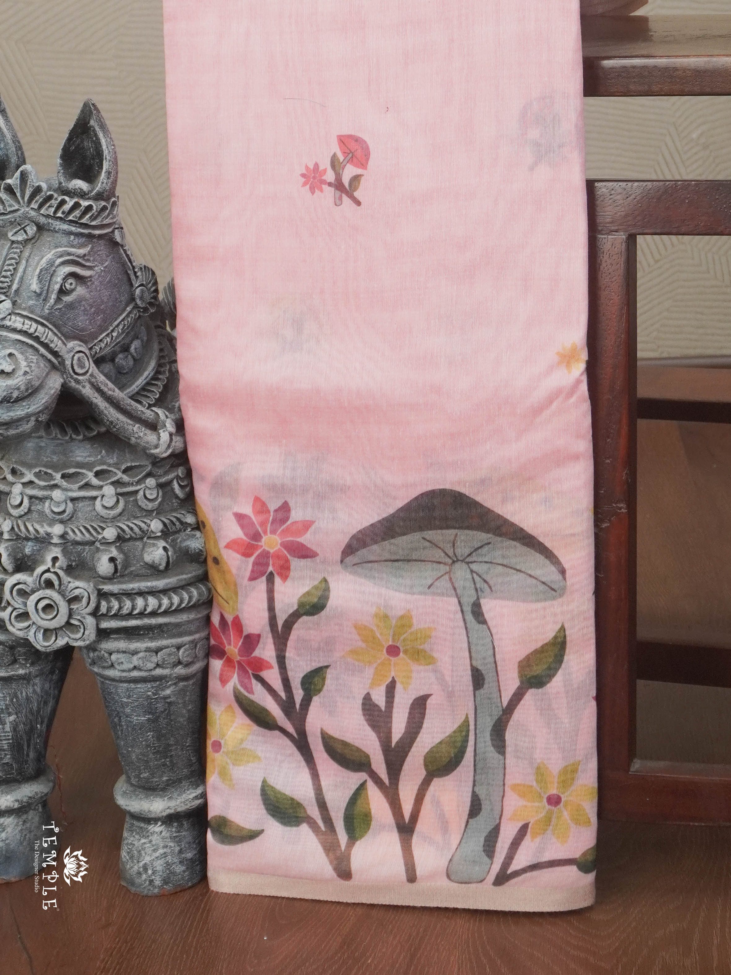 Chanderi Cotton Saree | TTDS2836