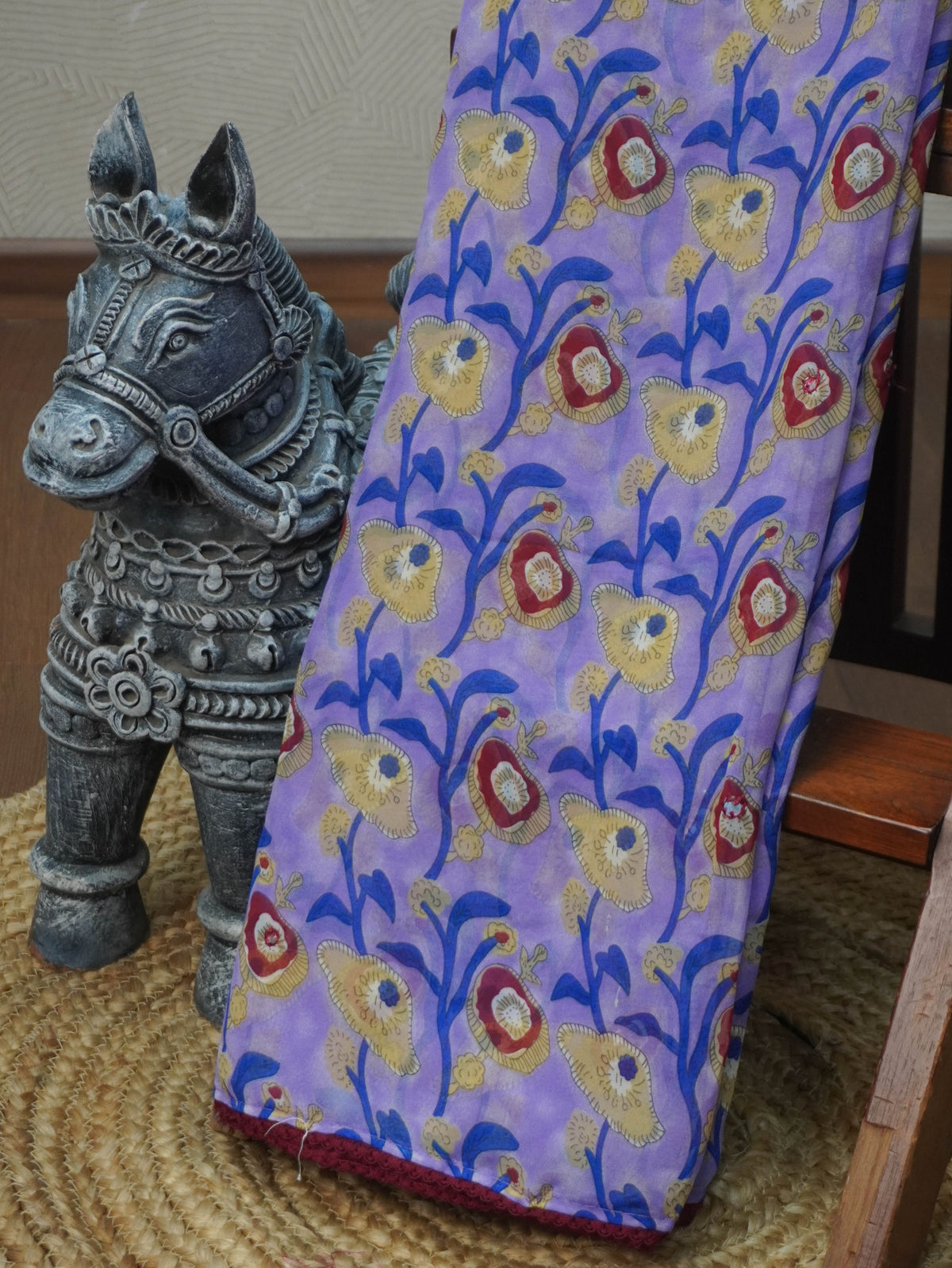 Printed Chiffon Saree | TTDS3579