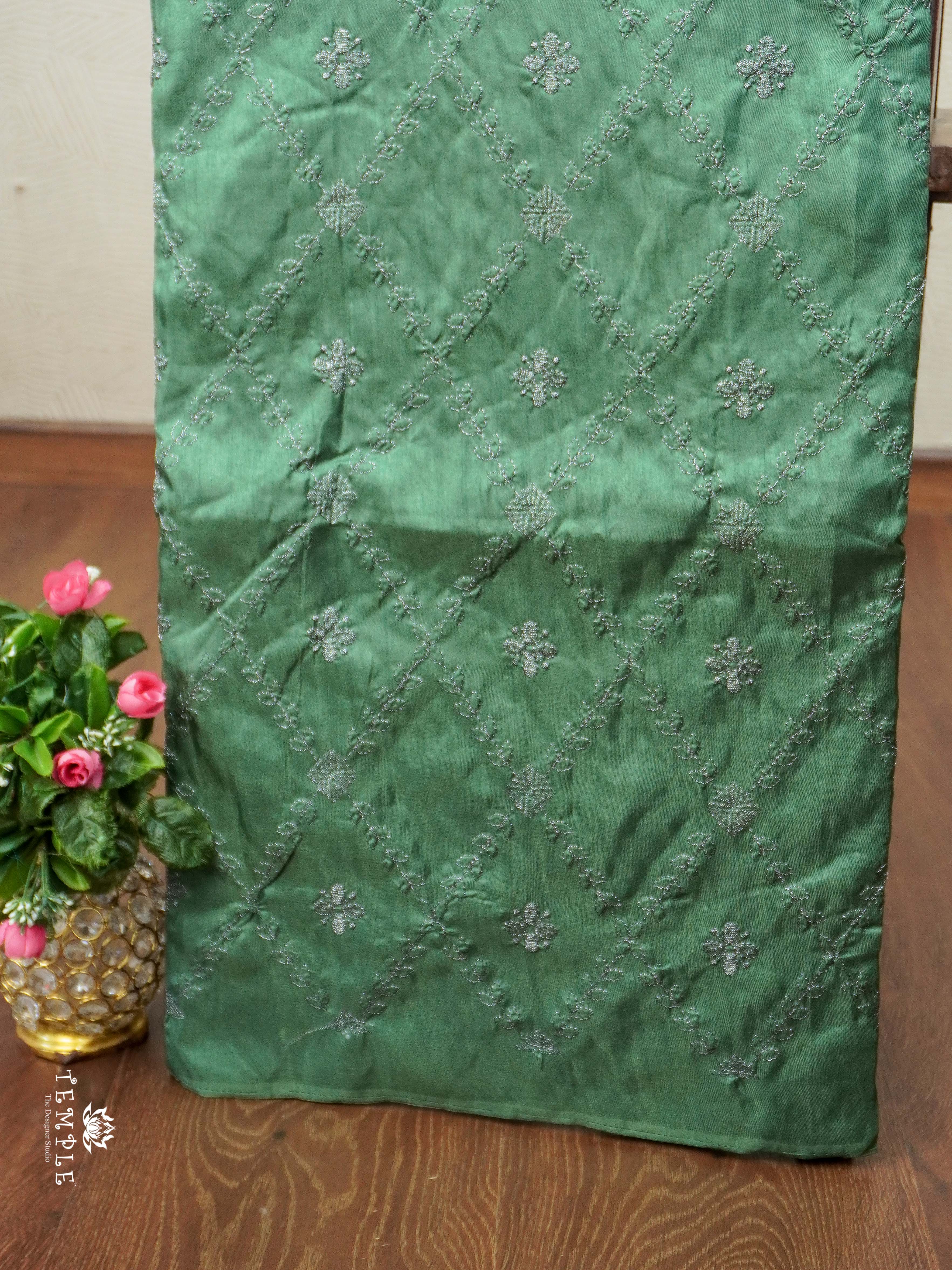 Raw Silk Saree With Zari Work | TTDS2357
