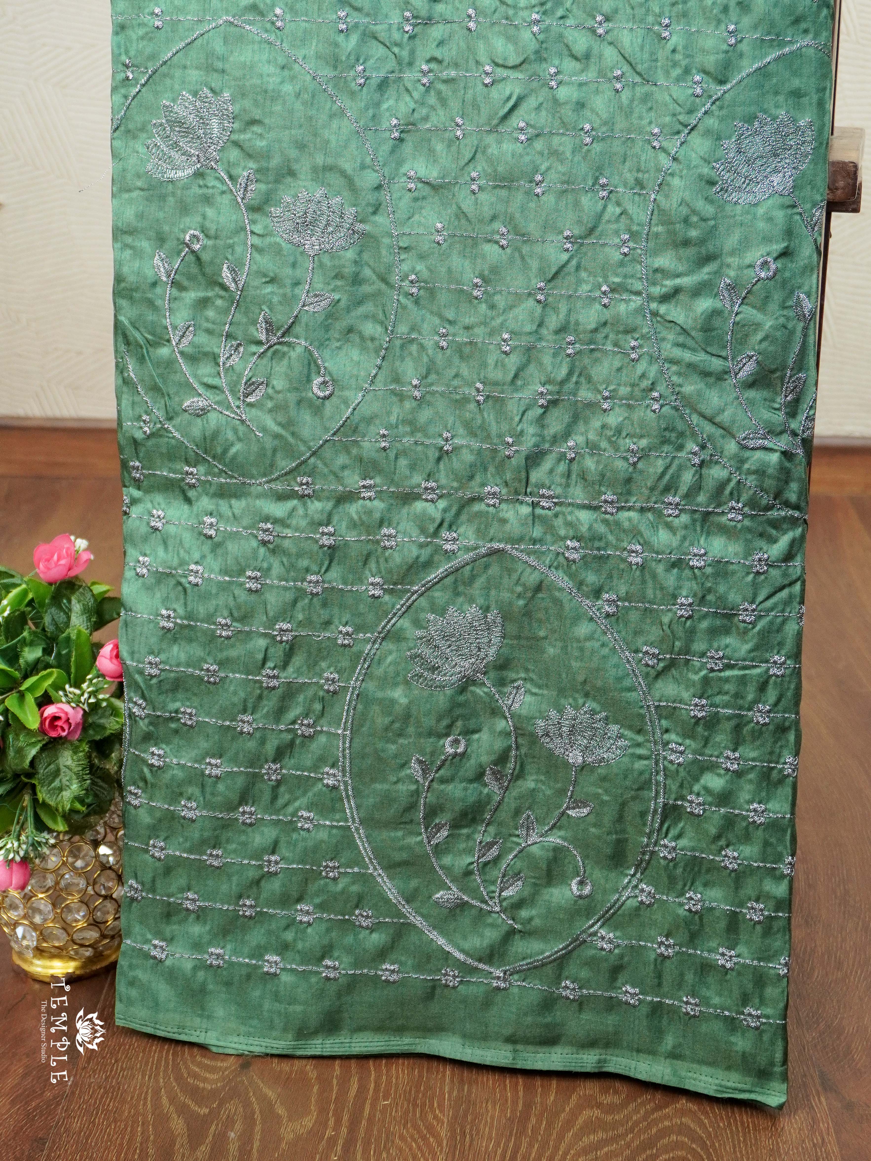 Raw Silk Saree With Zari Work | TTDS2358