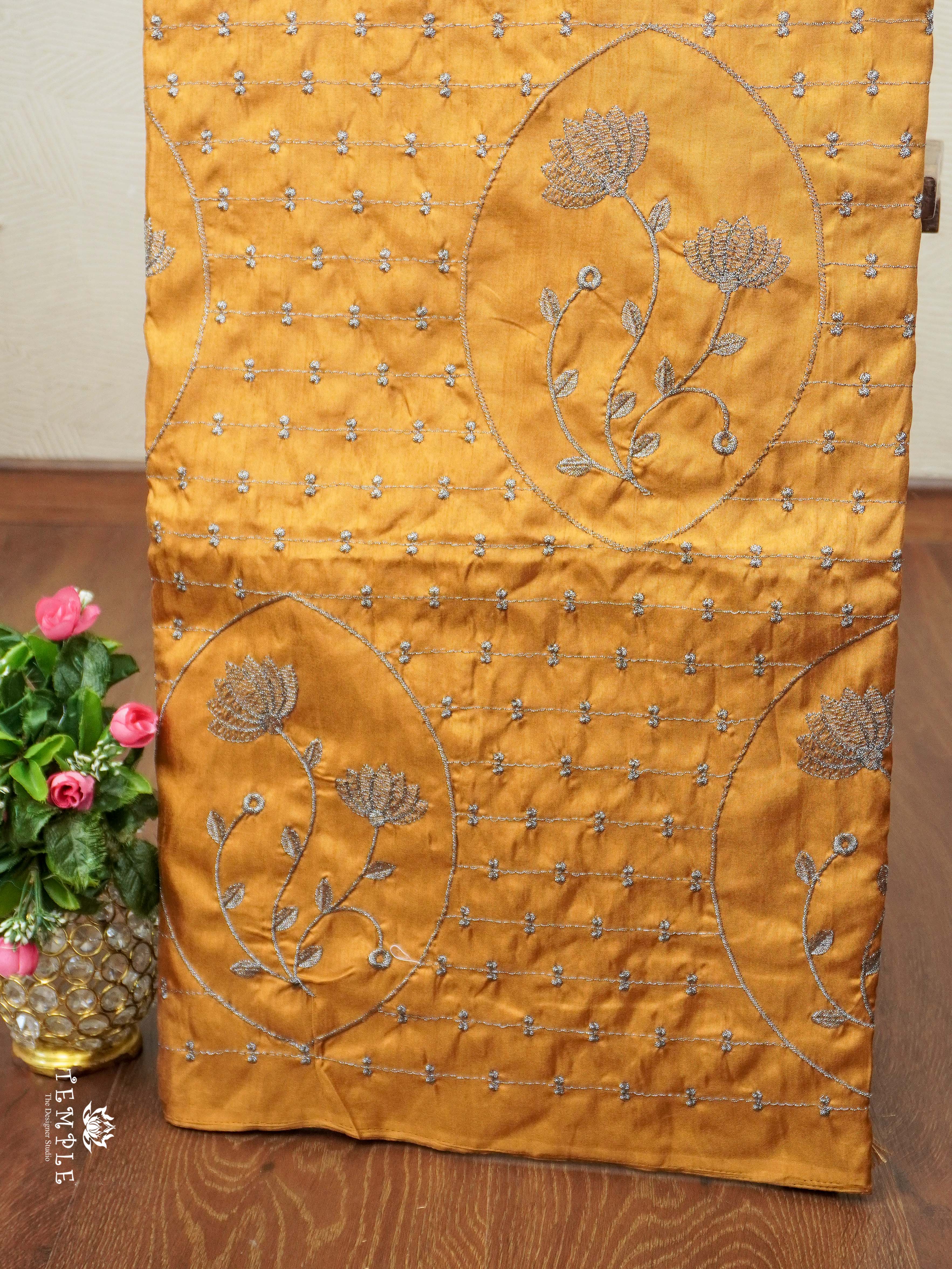 Raw Silk Saree With Zari Work | TTDS2358