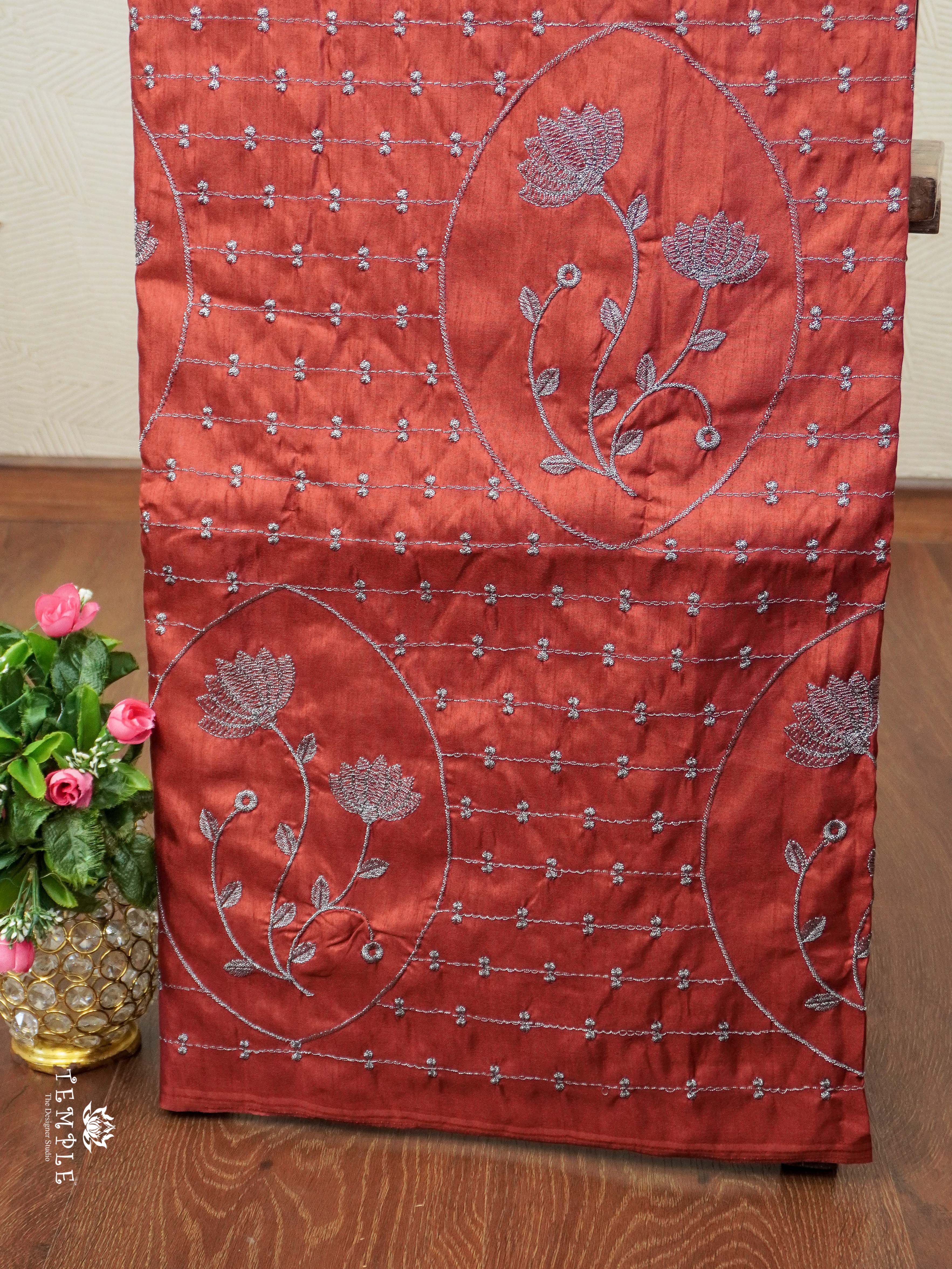Raw Silk Saree With Zari Work | TTDS2358