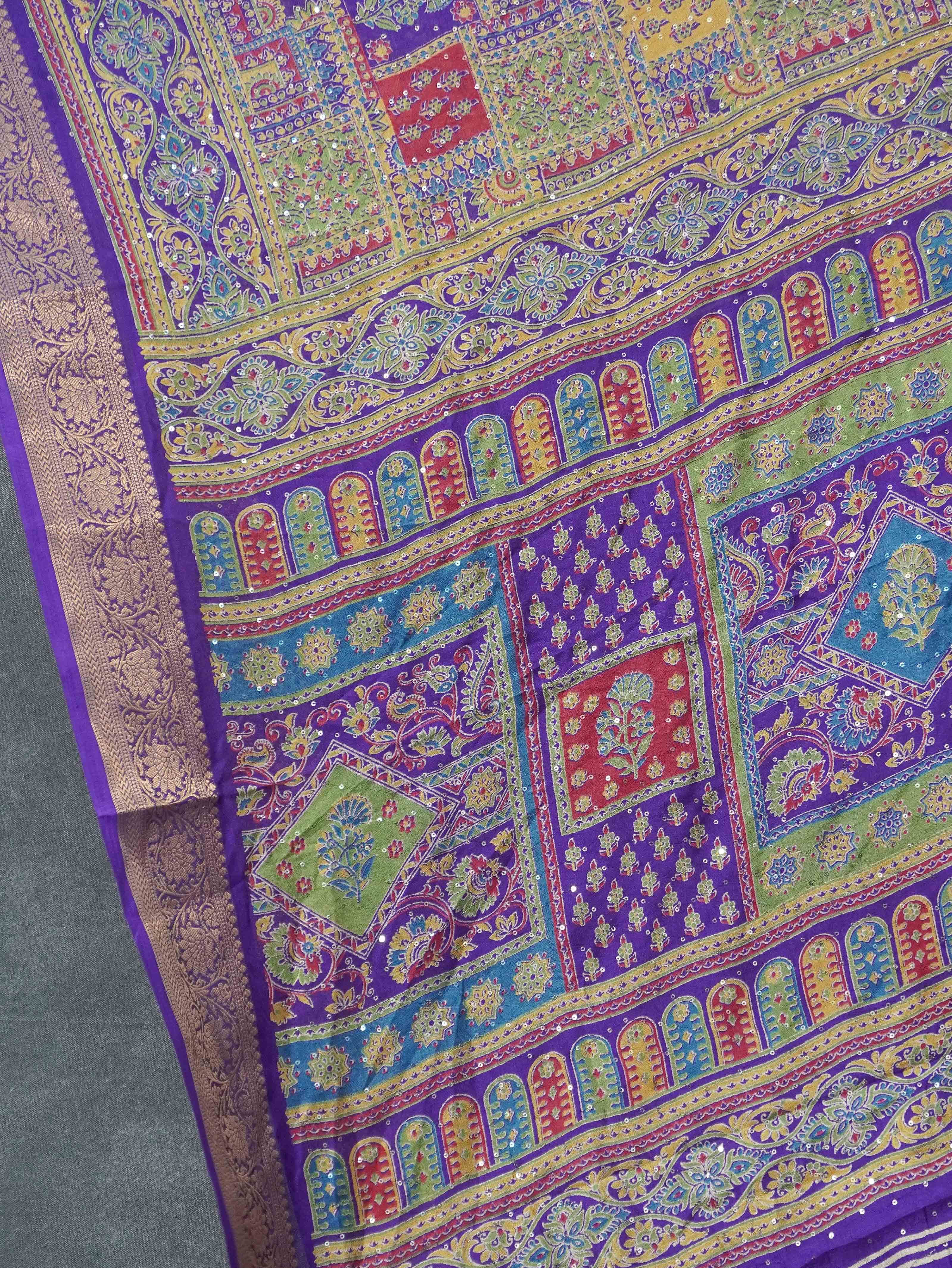 Printed Georgette Saree | TTDS3258