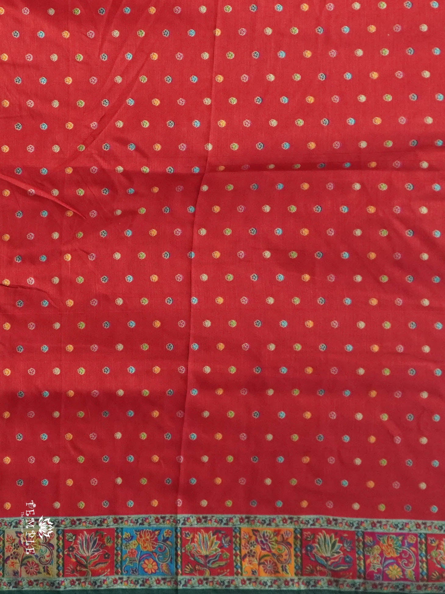 Printed Kashmiri Silk Saree | TTDS2833