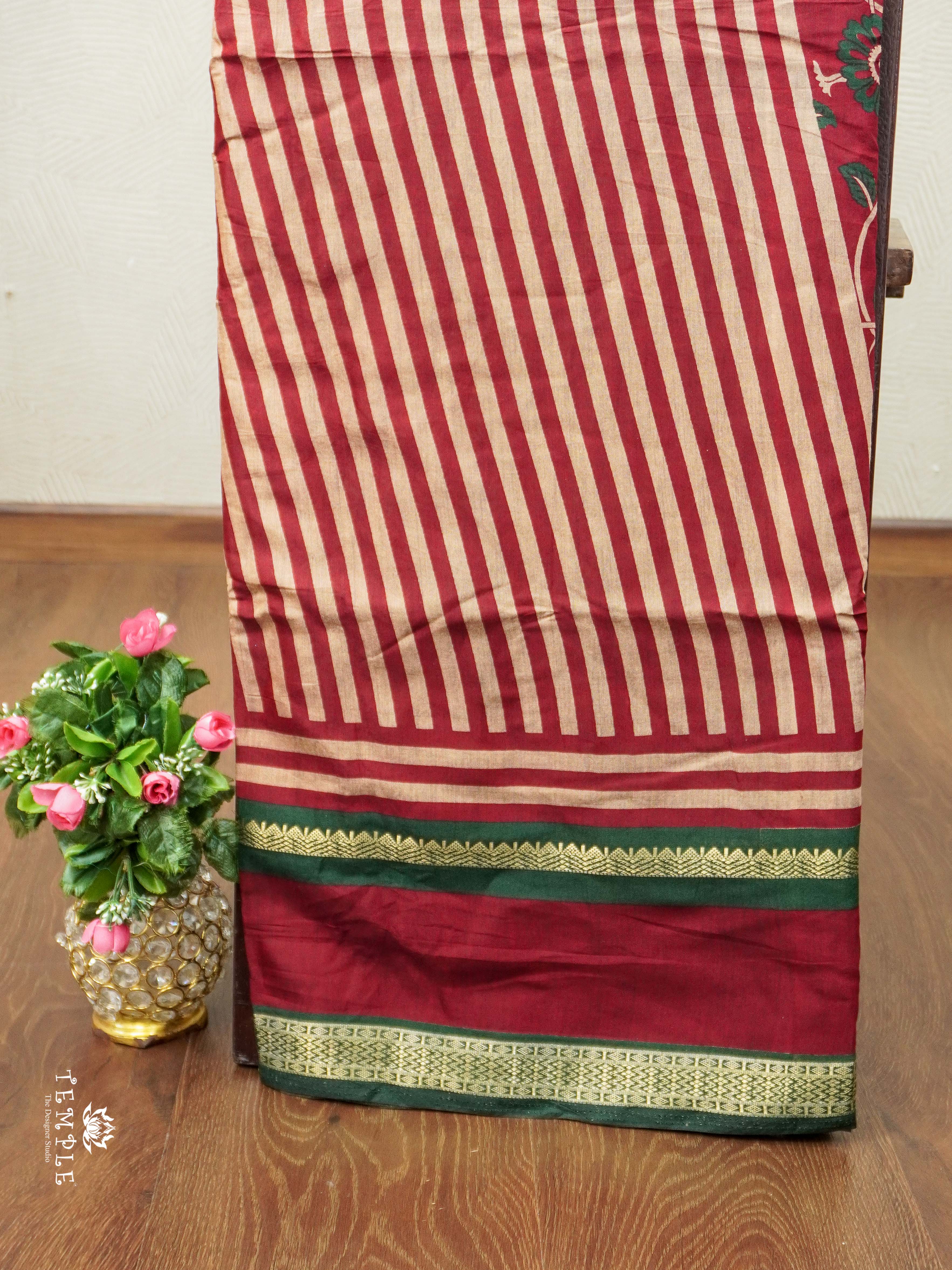 Chanderi Cotton Saree | TTDS2353