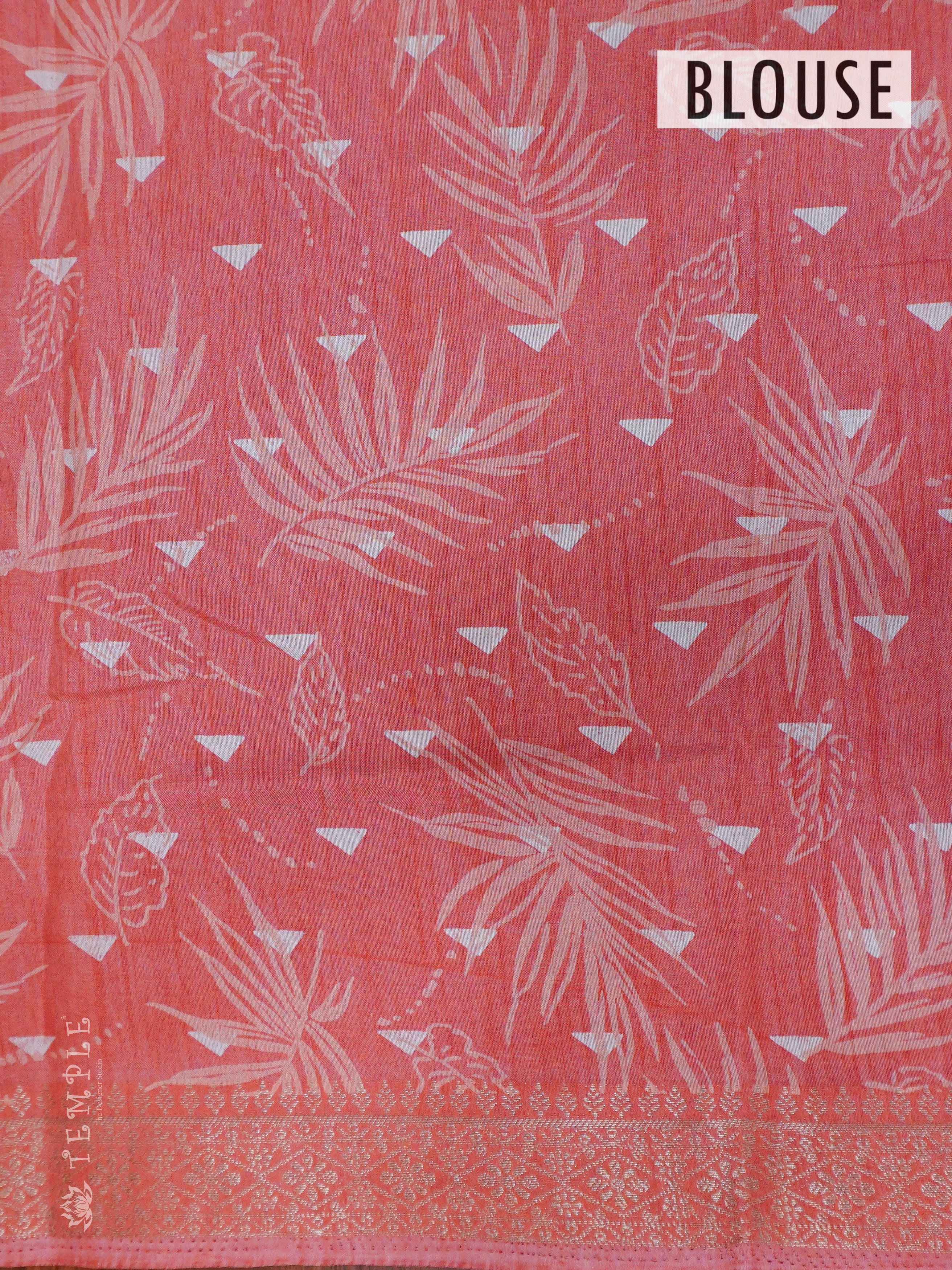 Tropical Printed Saree | TTDS428