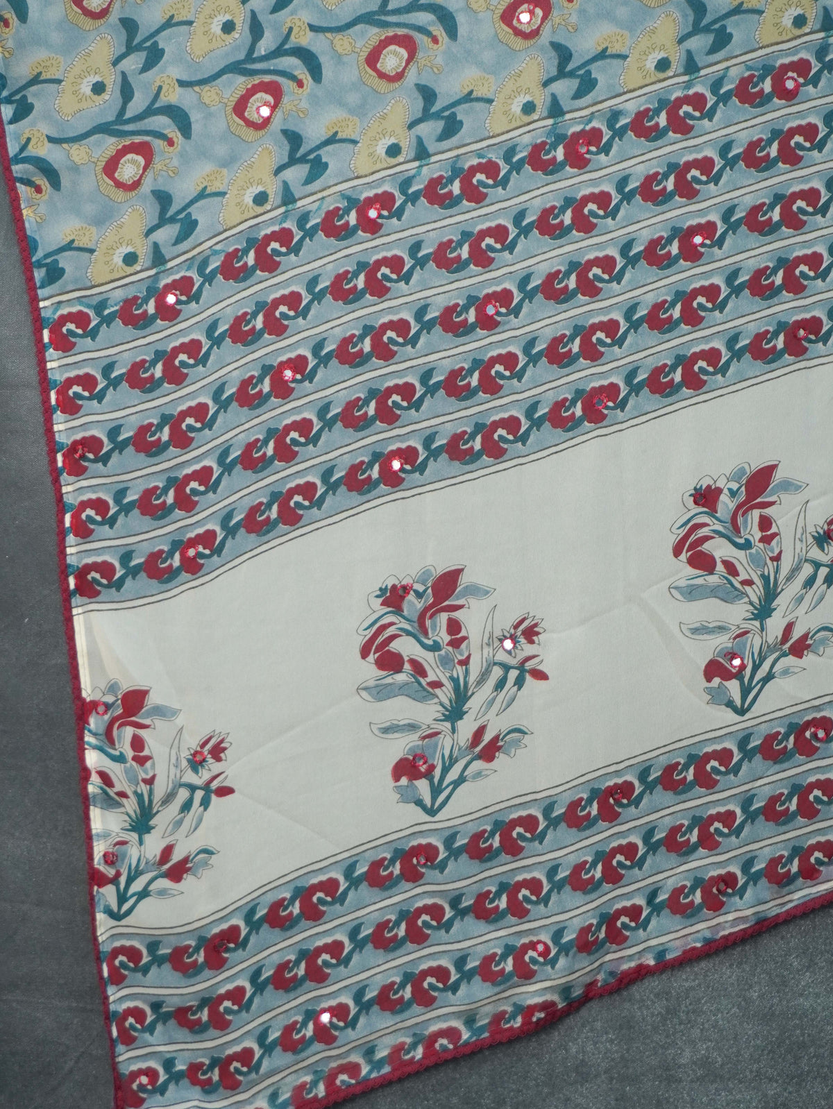 Printed Chiffon Saree | TTDS3579