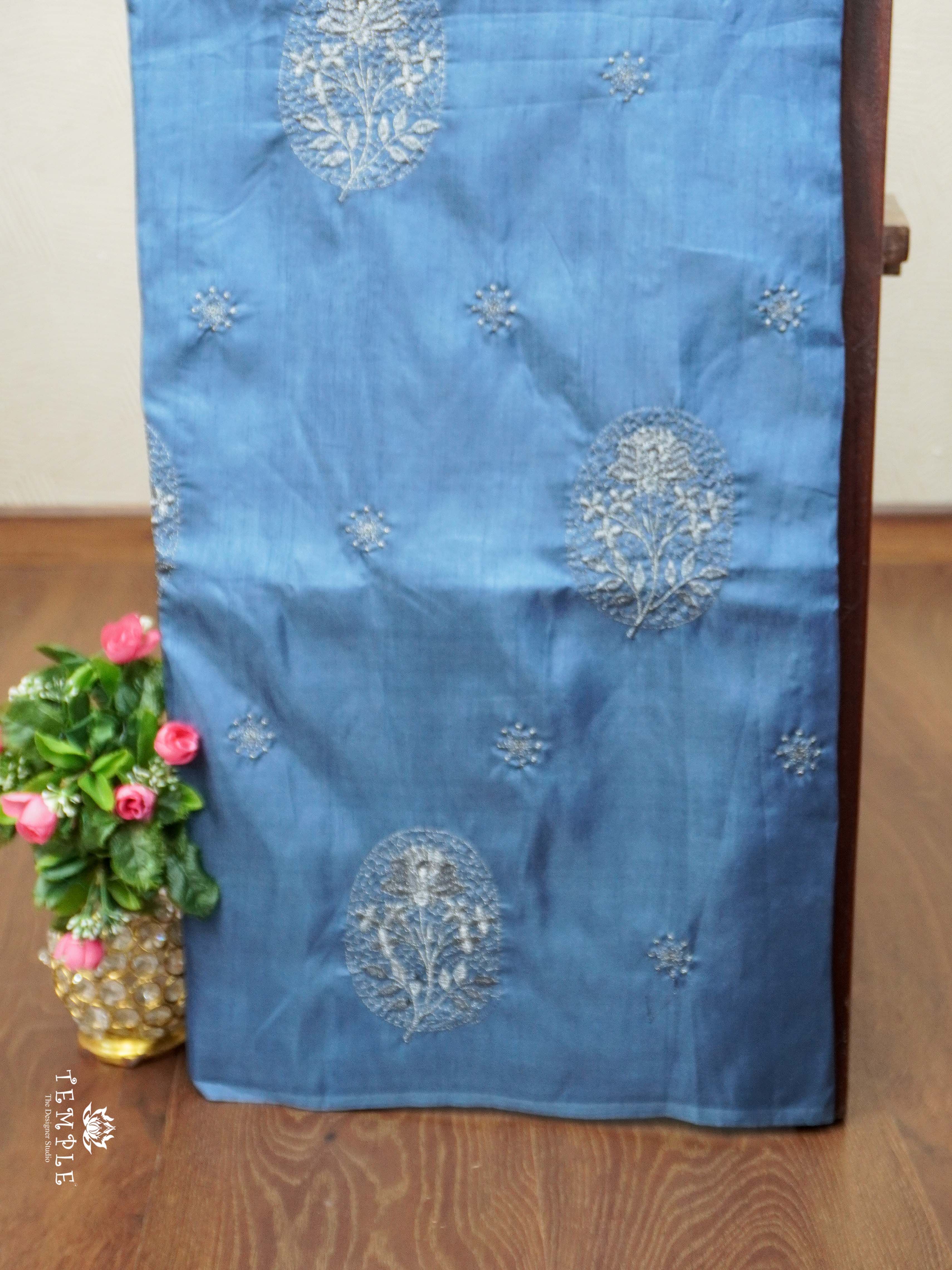 Raw Silk Saree With Zari Work | TTDS2359