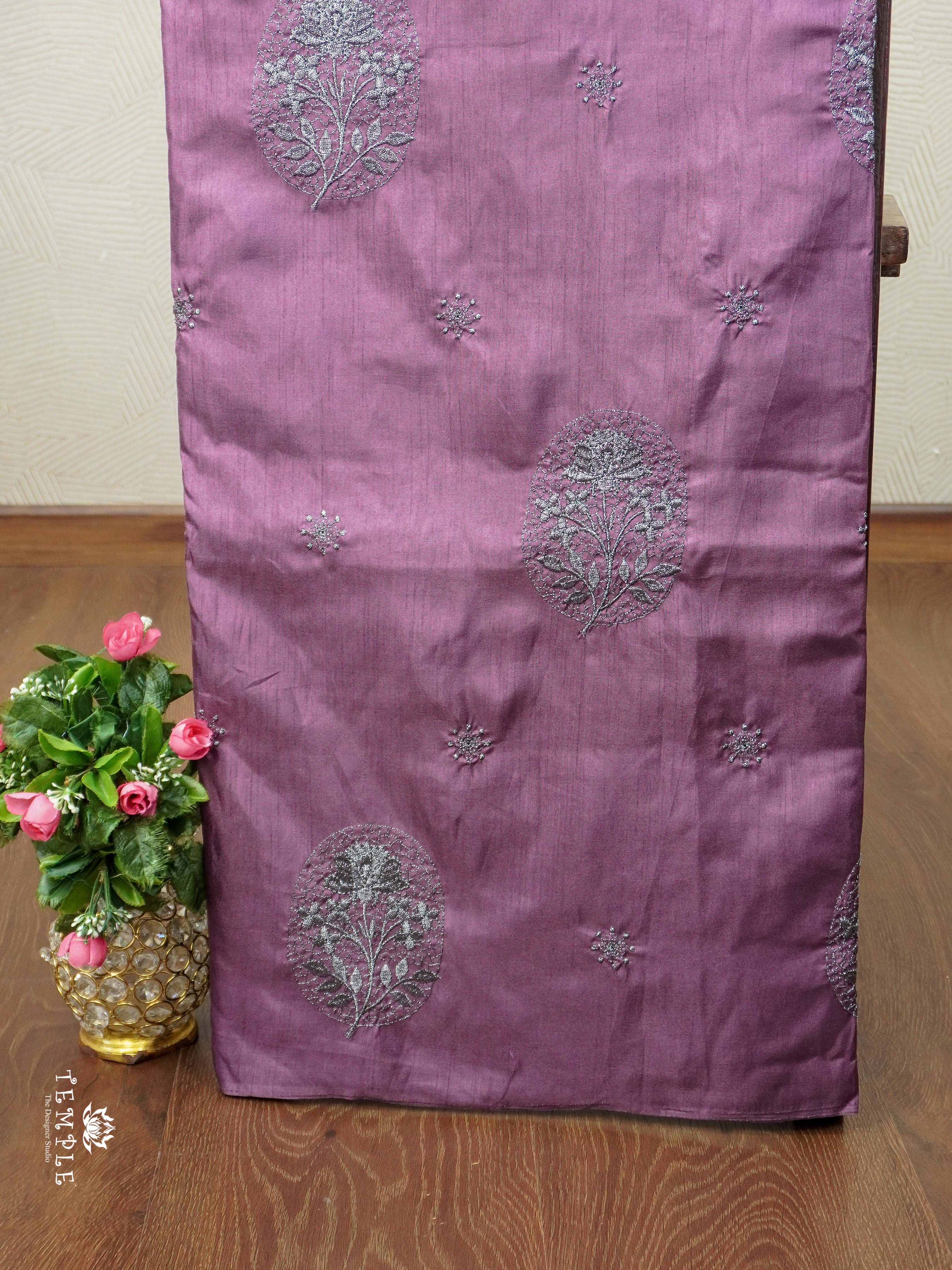 Raw Silk Saree With Zari Work | TTDS2359