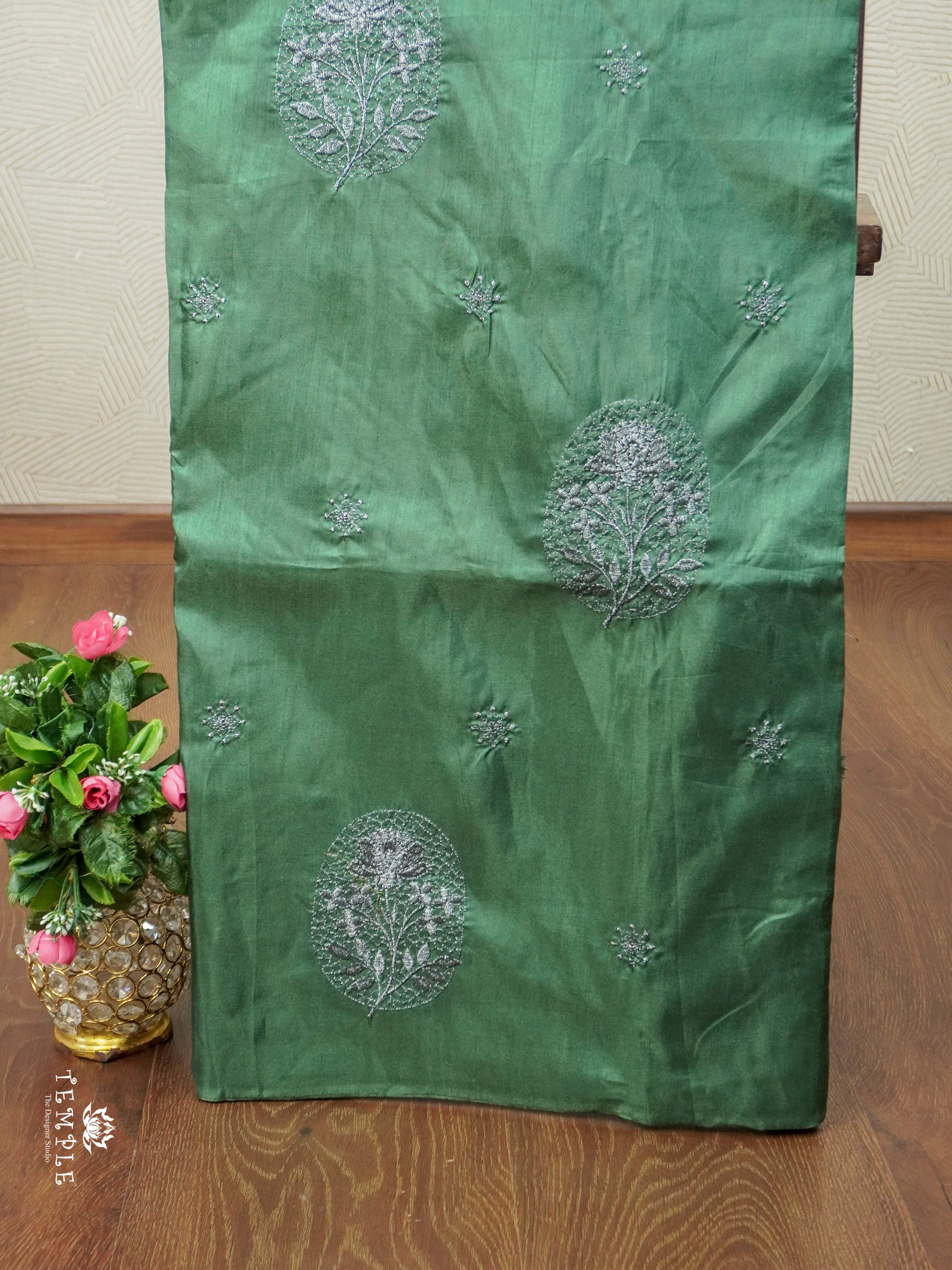 Raw Silk Saree With Zari Work | TTDS2359