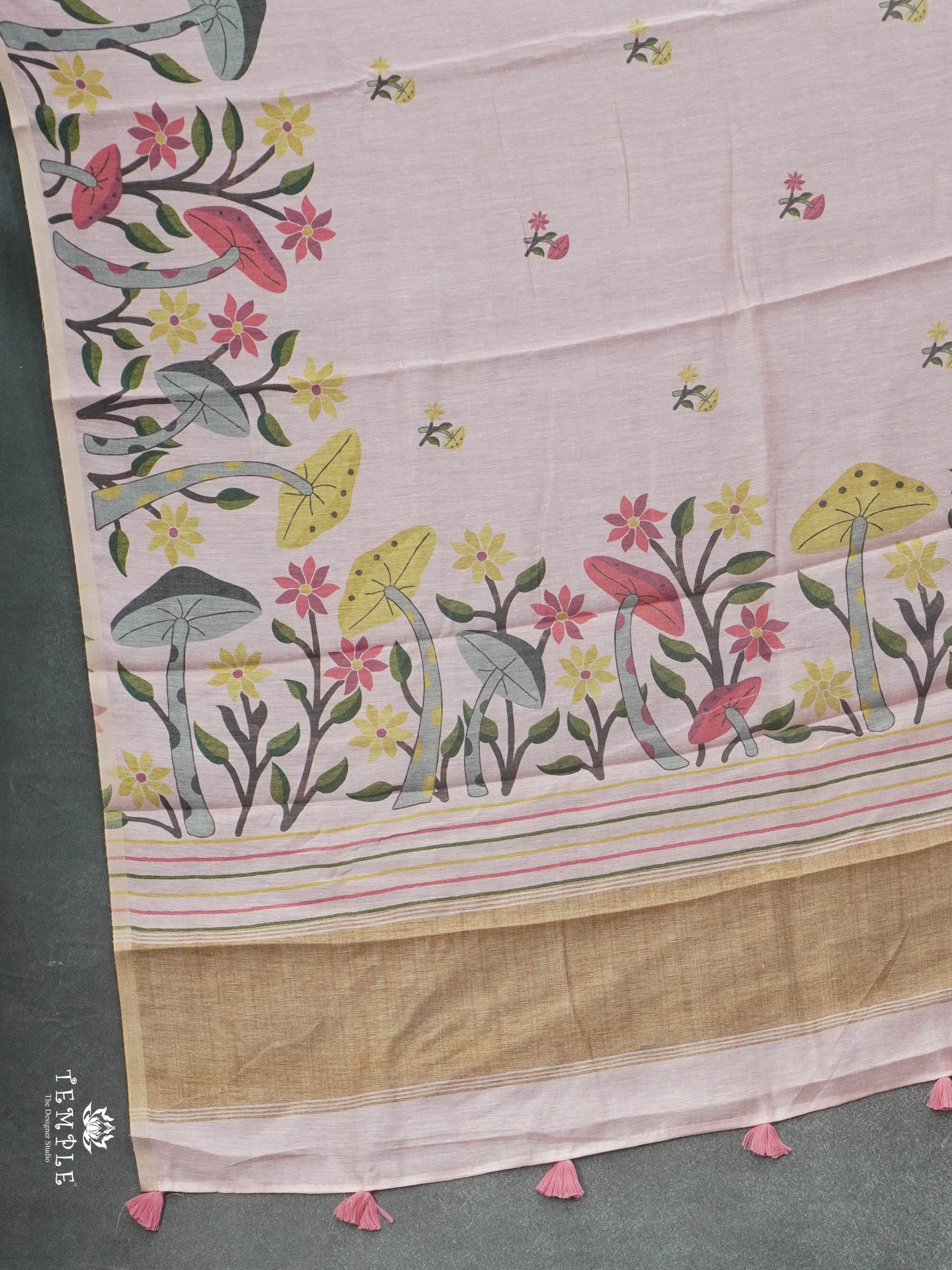 Chanderi Cotton Saree | TTDS2836