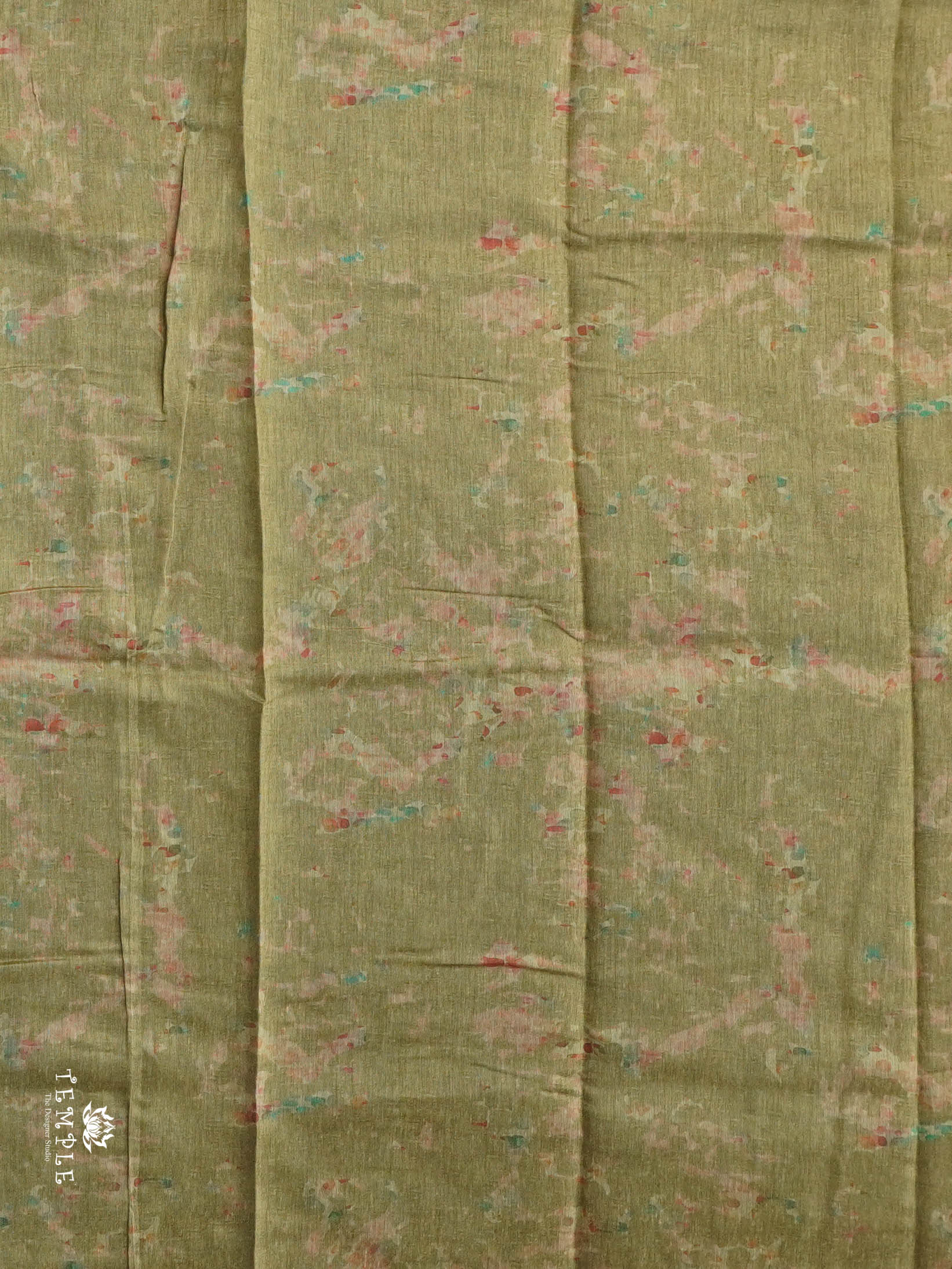 Floral Chanderi Cotton Saree | TTDS2843