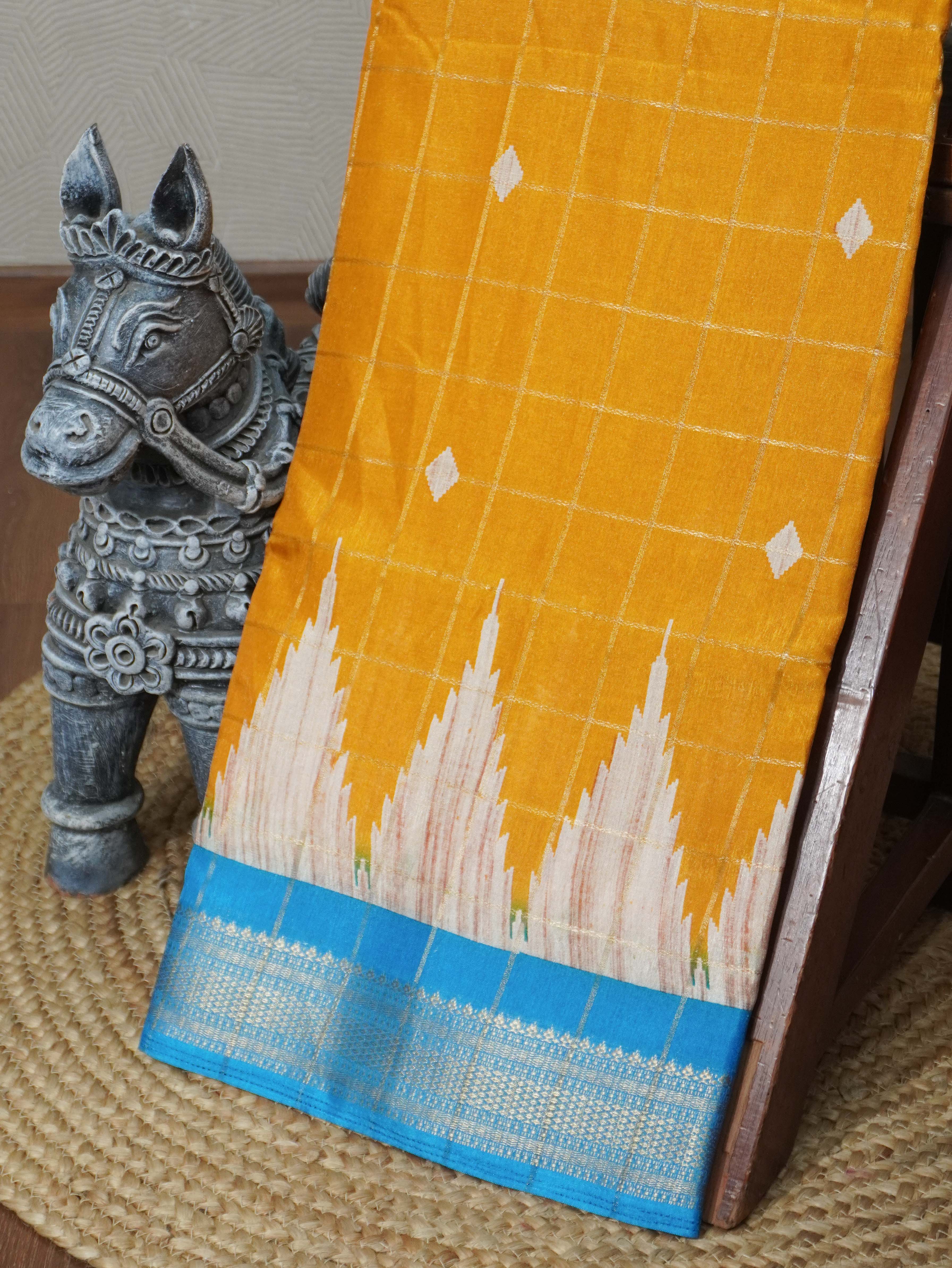 Linen Cotton Saree | TTDS3307