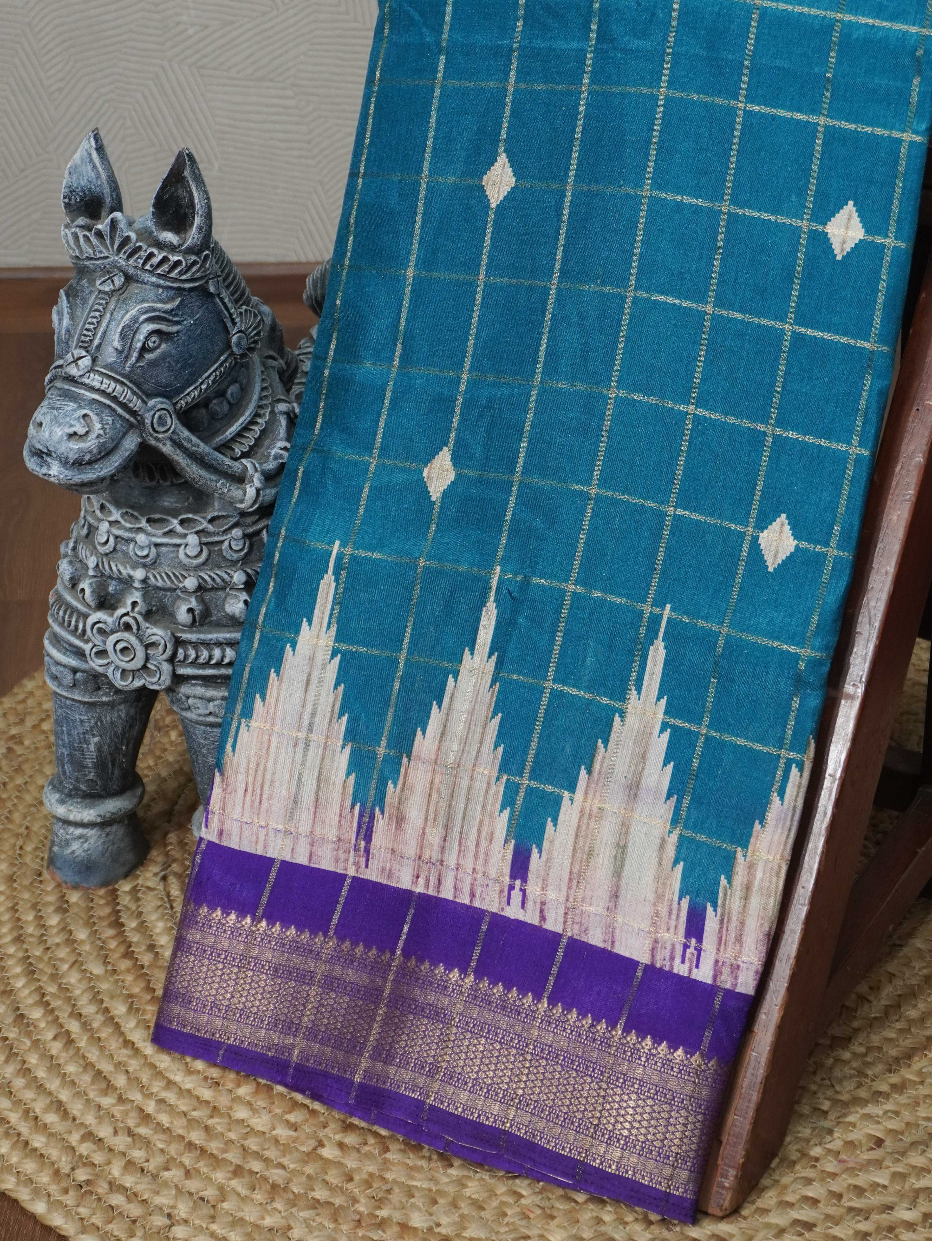 Linen Cotton Saree | TTDS3307