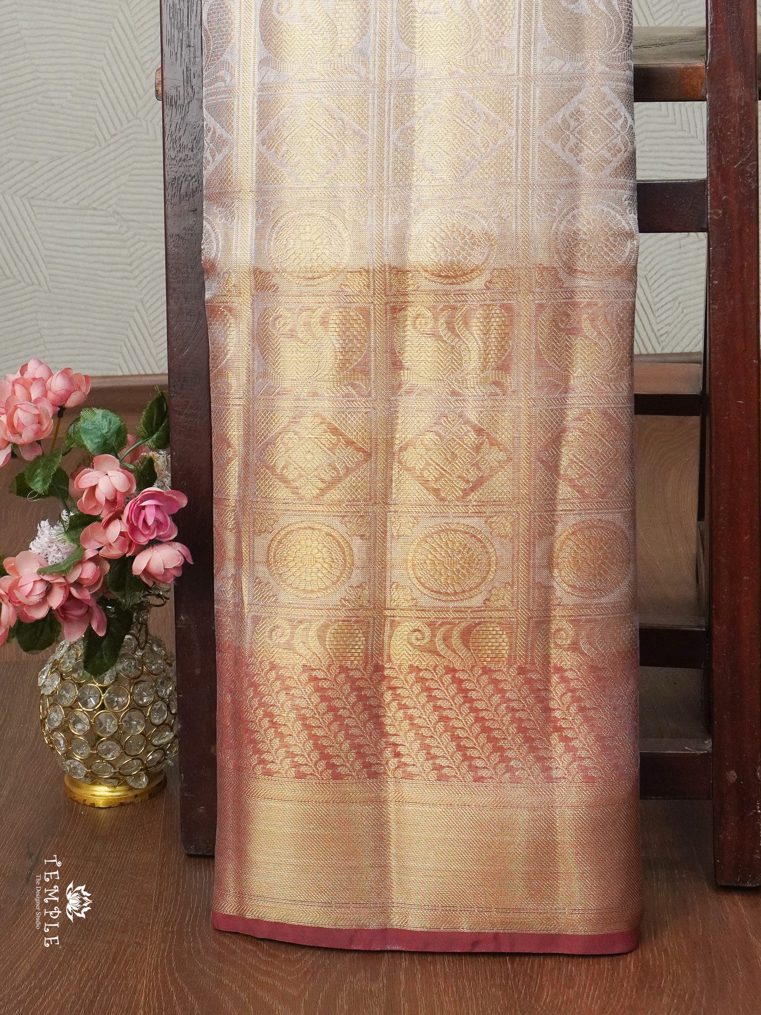 Kora Brocade Tissue Saree | TTDS1874 | PRE BOOKING