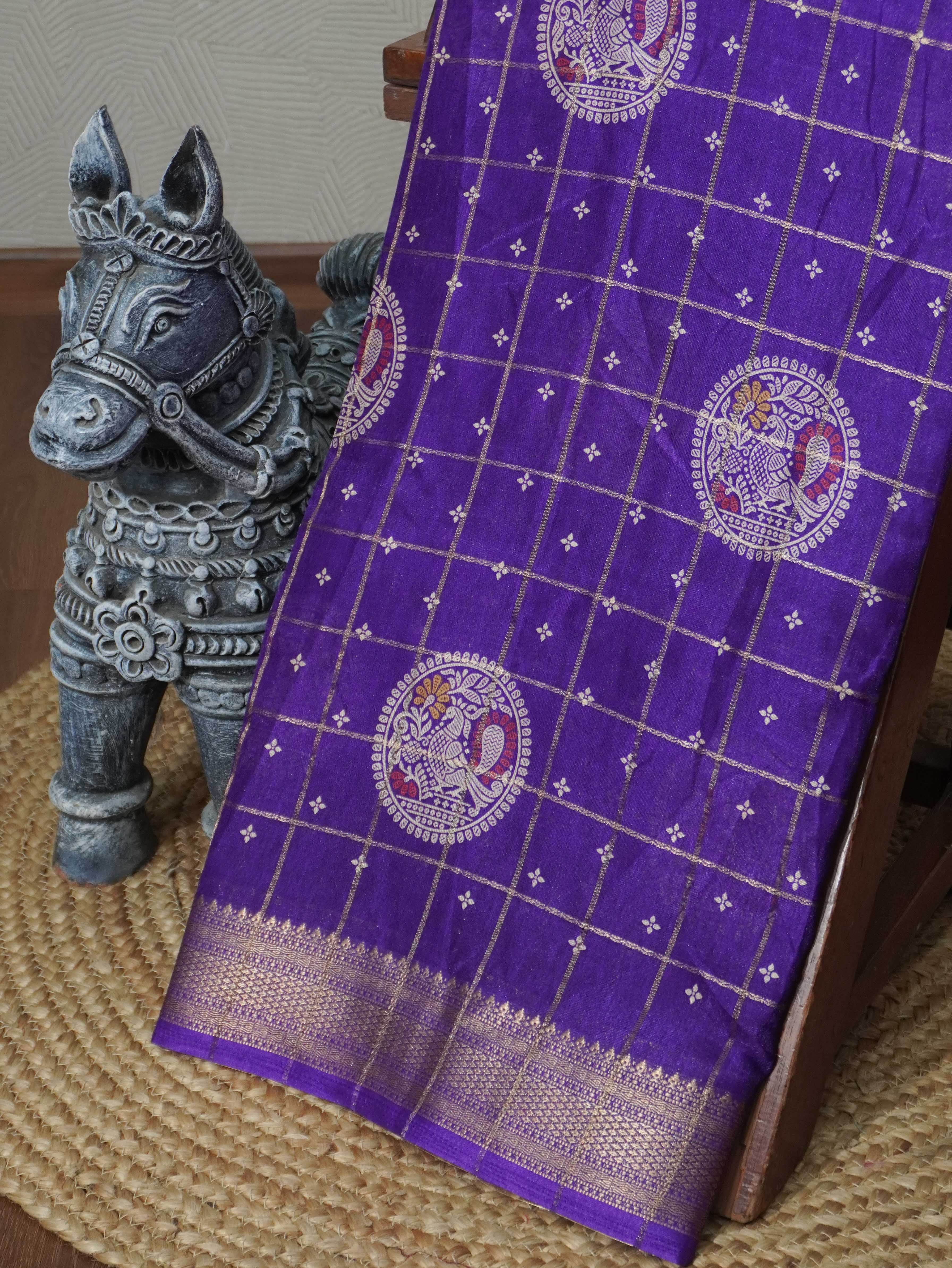 Printed Dola Saree | TTDS3301