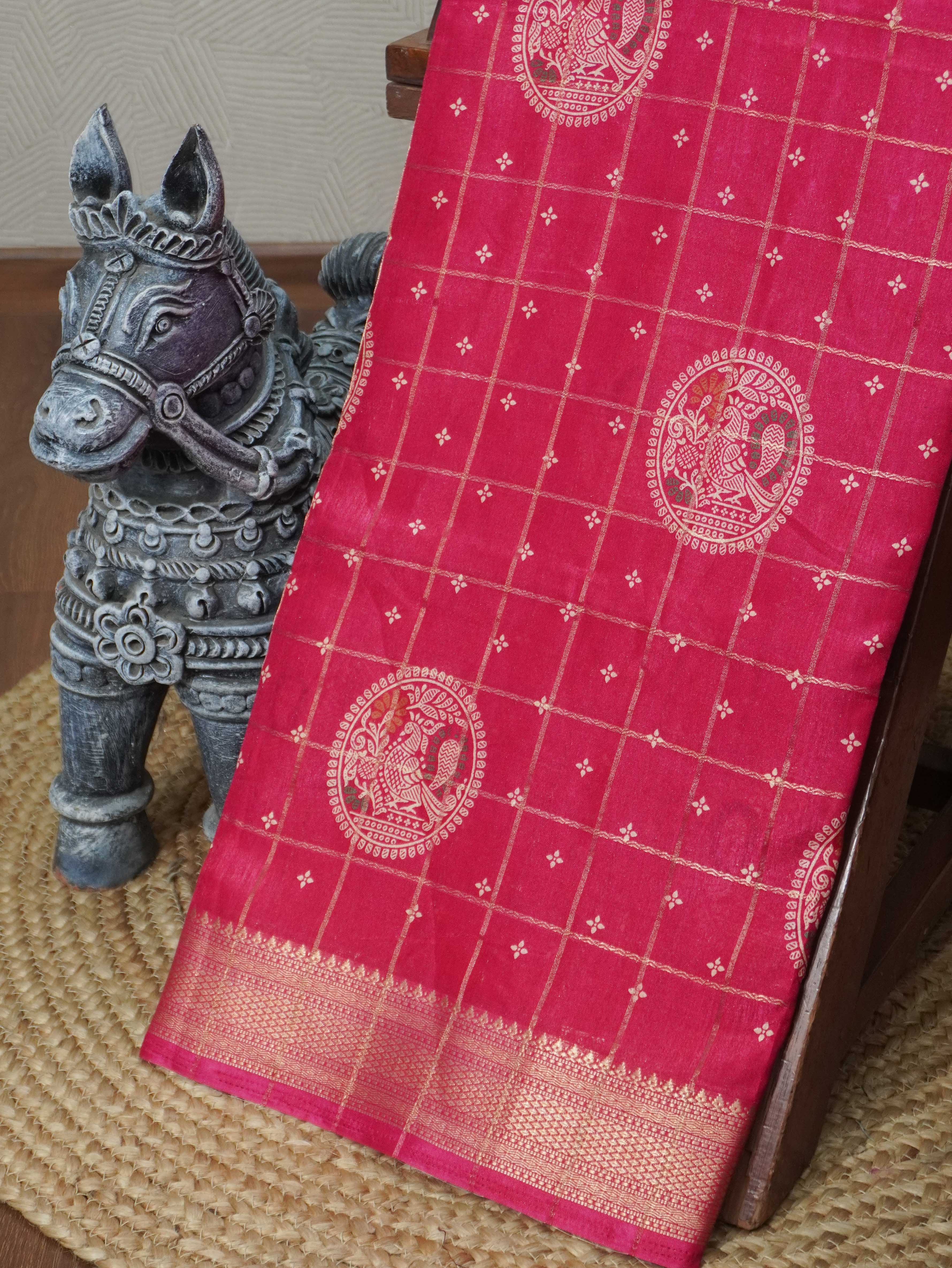 Printed Dola Saree | TTDS3301