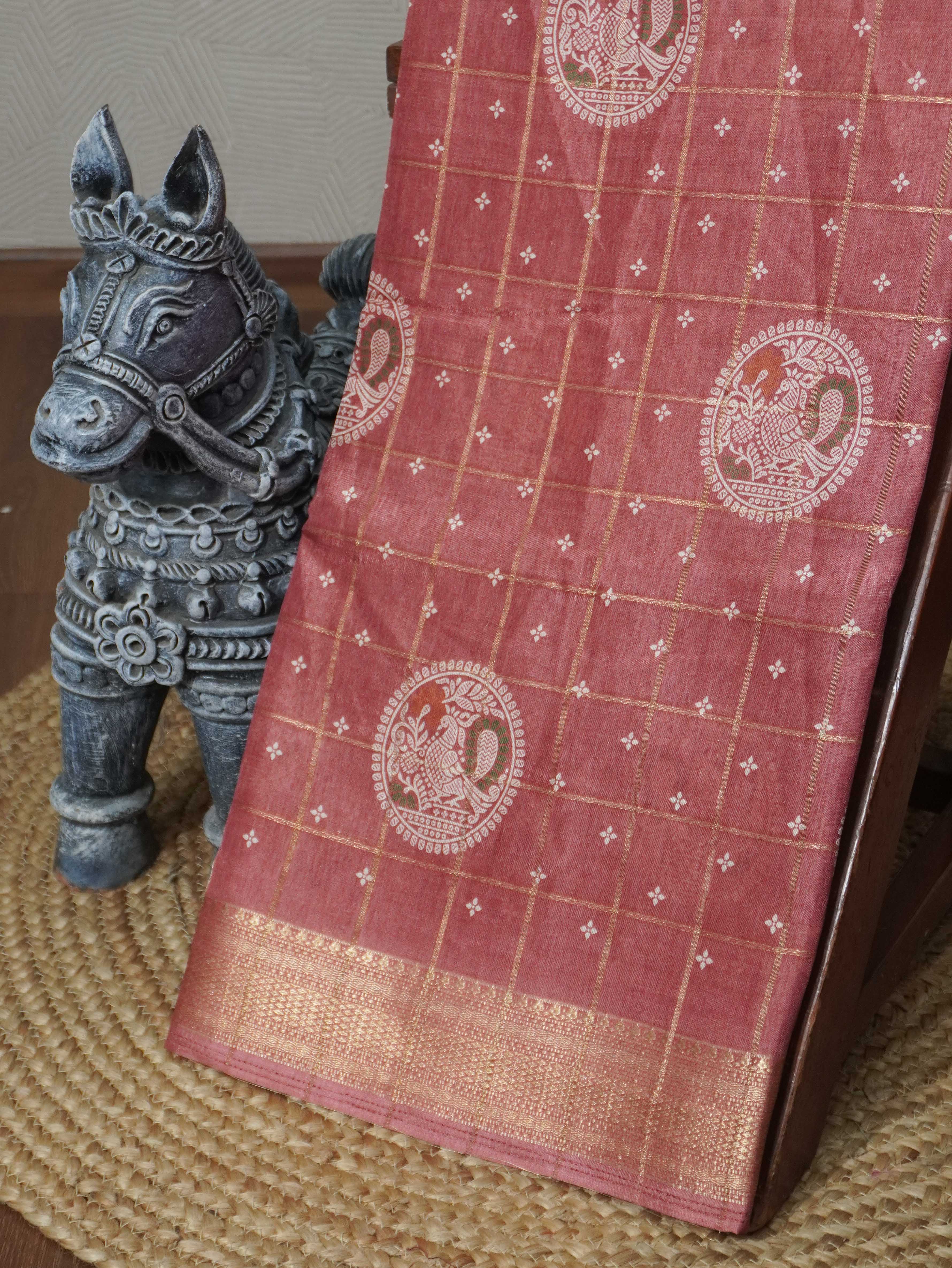 Printed Dola Saree | TTDS3301