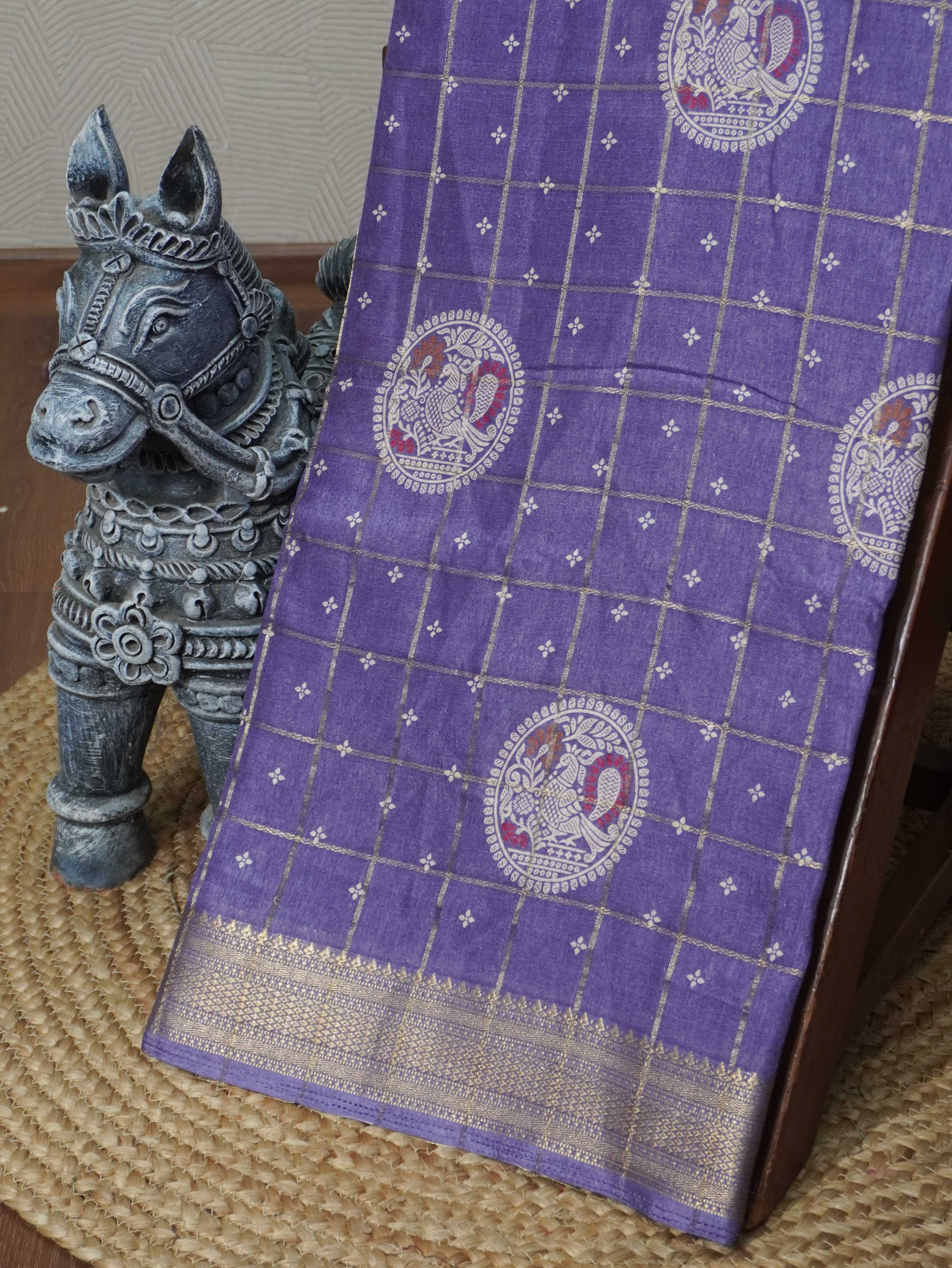 Printed Dola Saree | TTDS3301