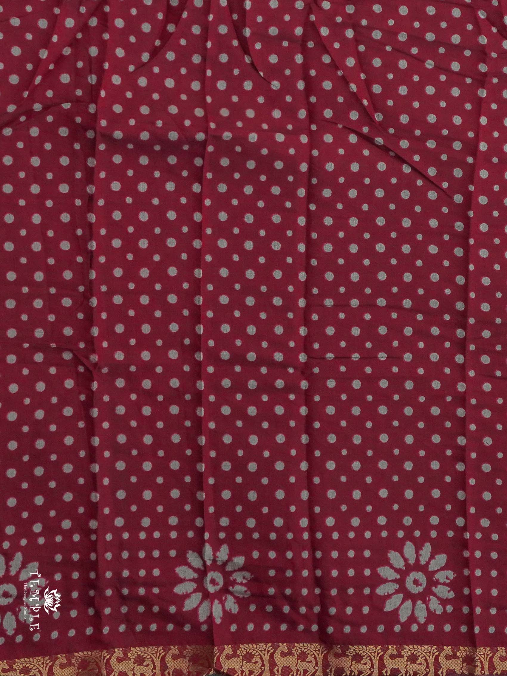 Printed Soft Cotton Saree | TTDS2346