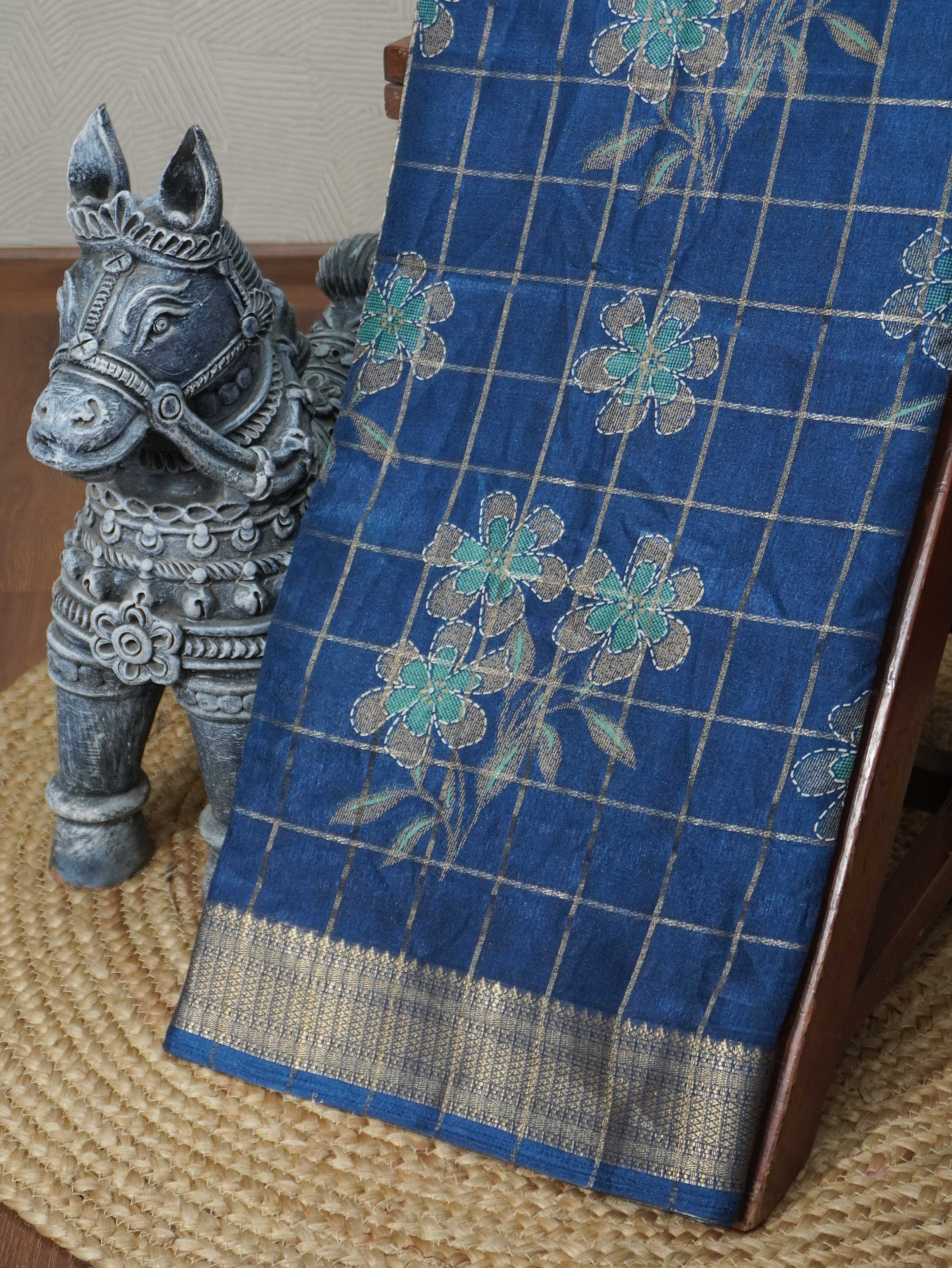Linen Cotton Saree | TTDS3308