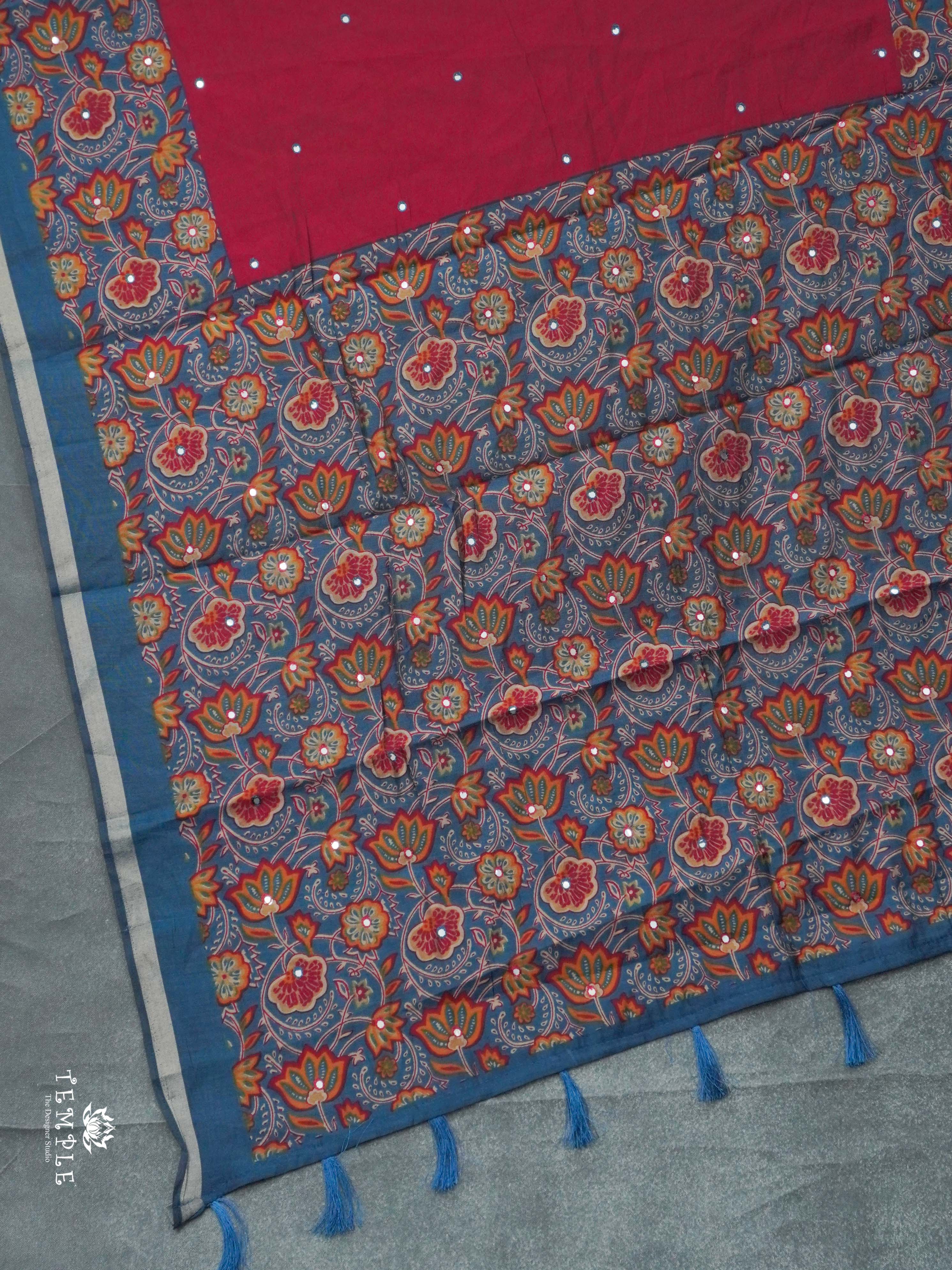 Fancy Soft Cotton Saree | TTDS2231