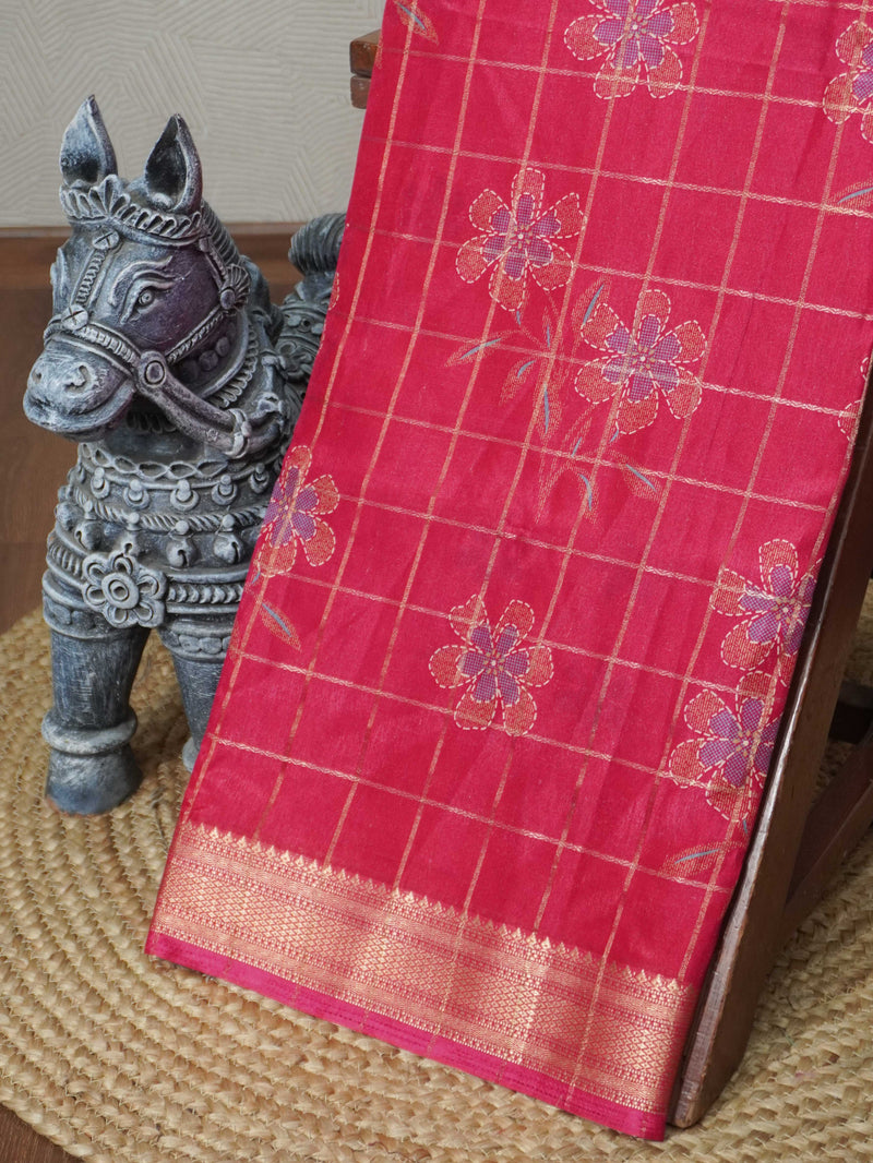 Linen Cotton Saree | TTDS3308