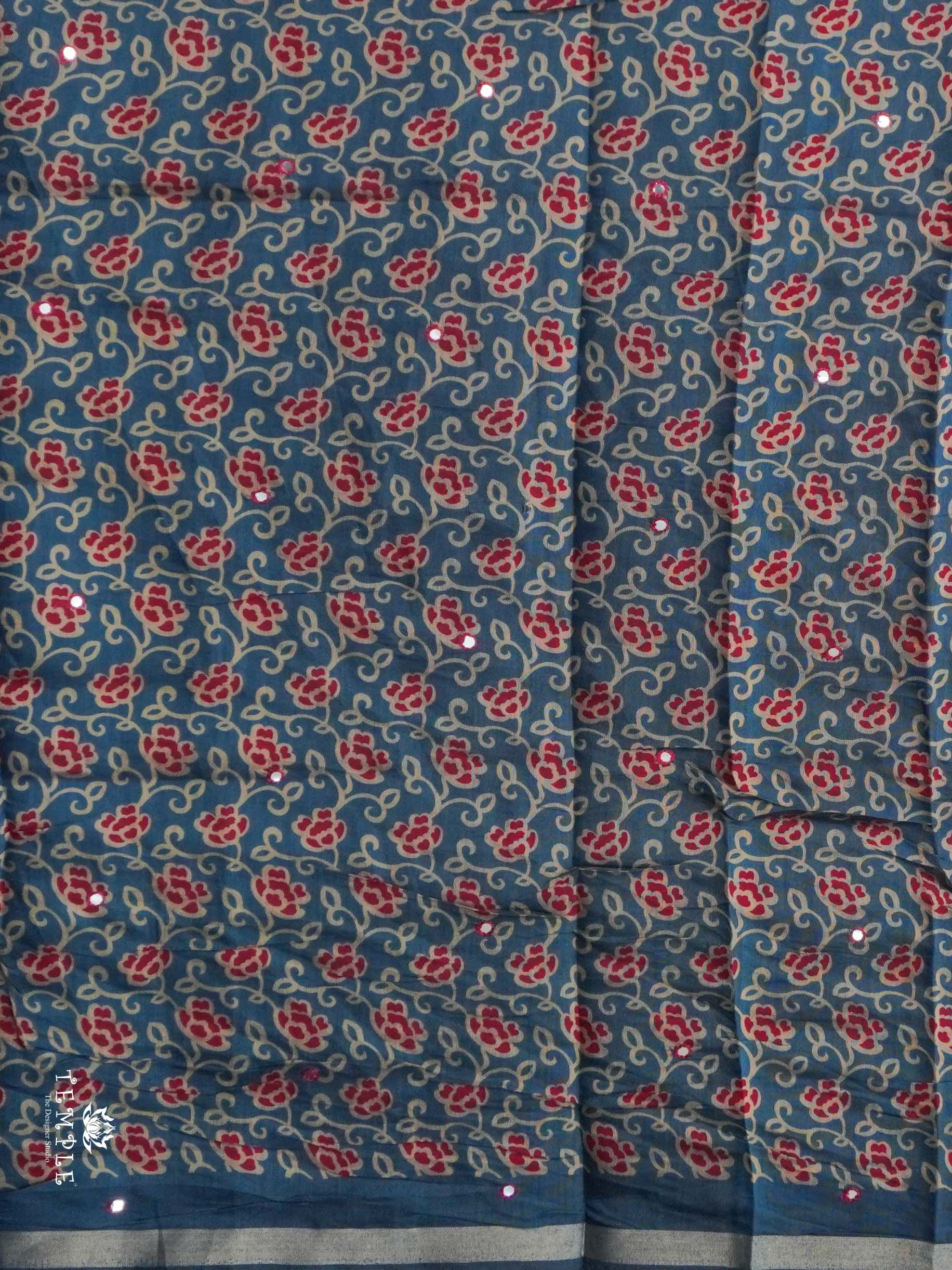 Fancy Soft Cotton Saree | TTDS2231