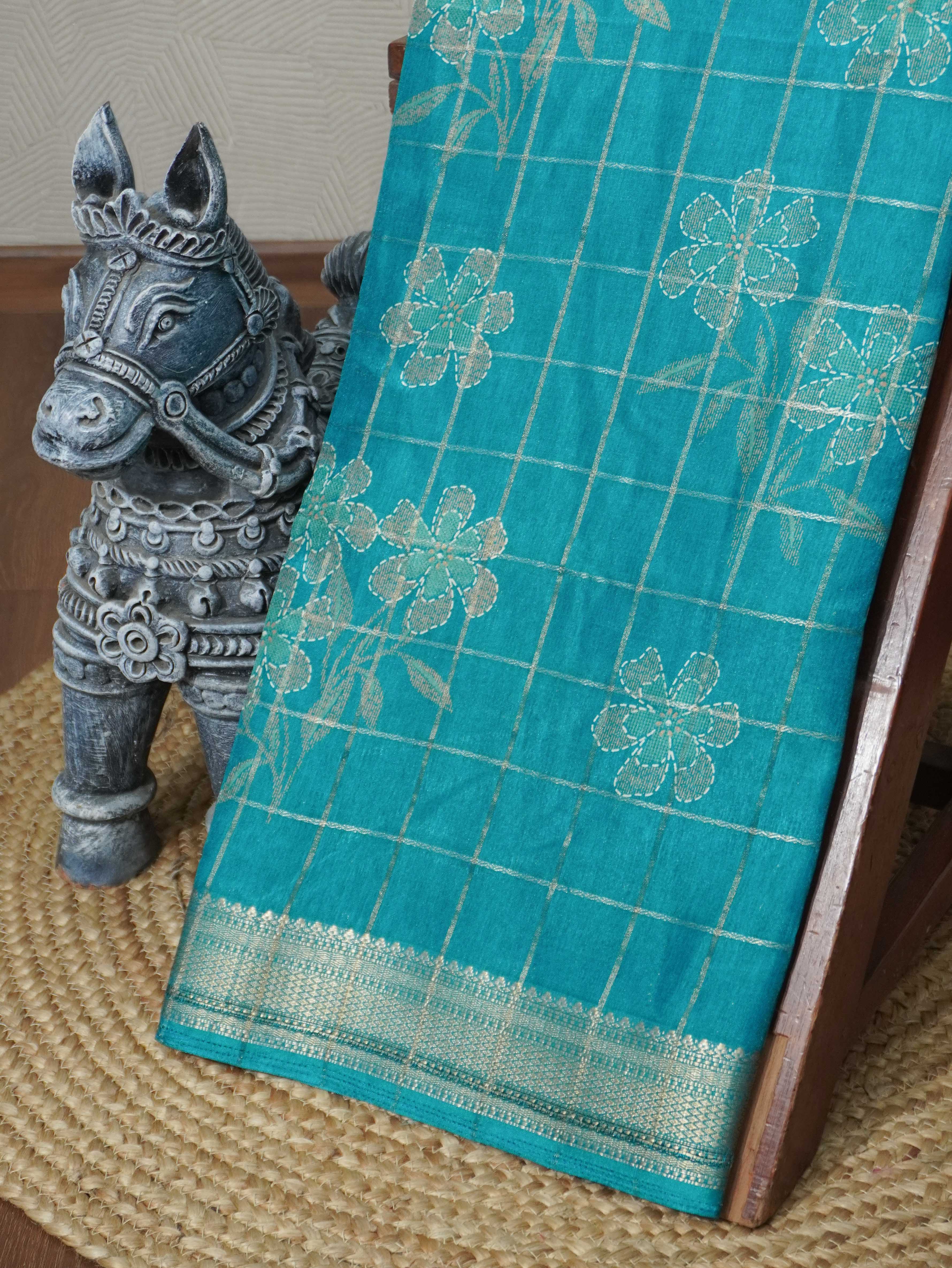 Linen Cotton Saree | TTDS3308