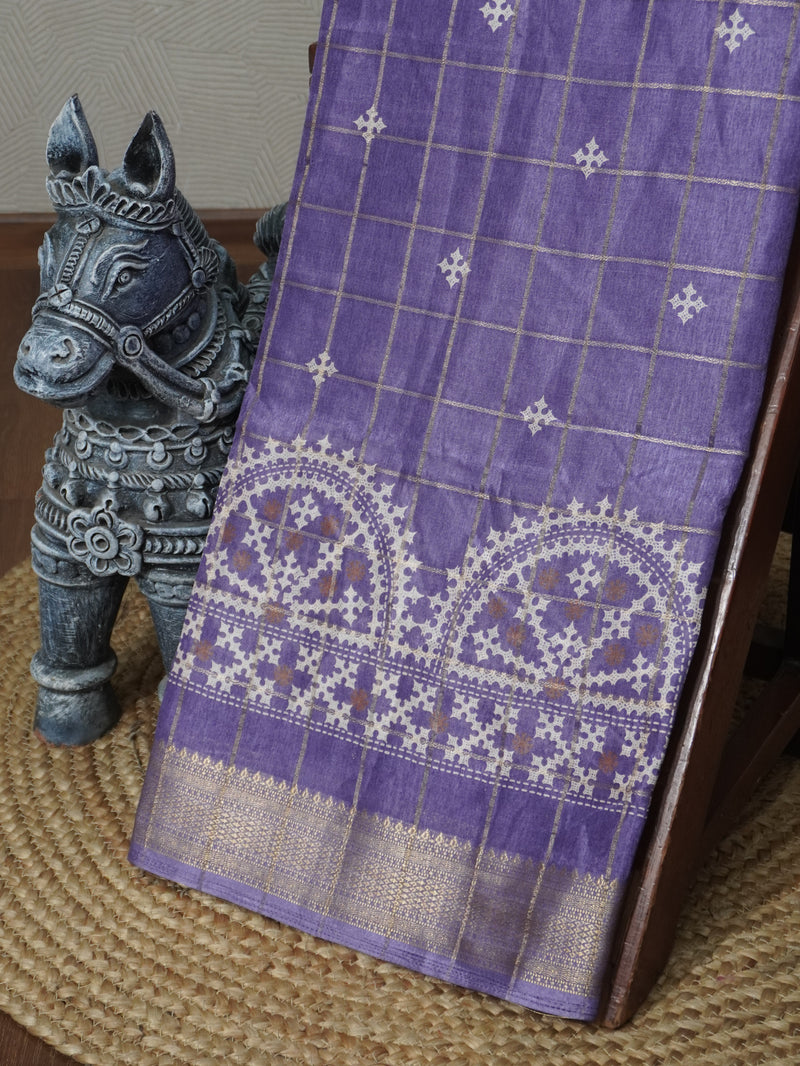 Printed Dola Saree | TTDS3262