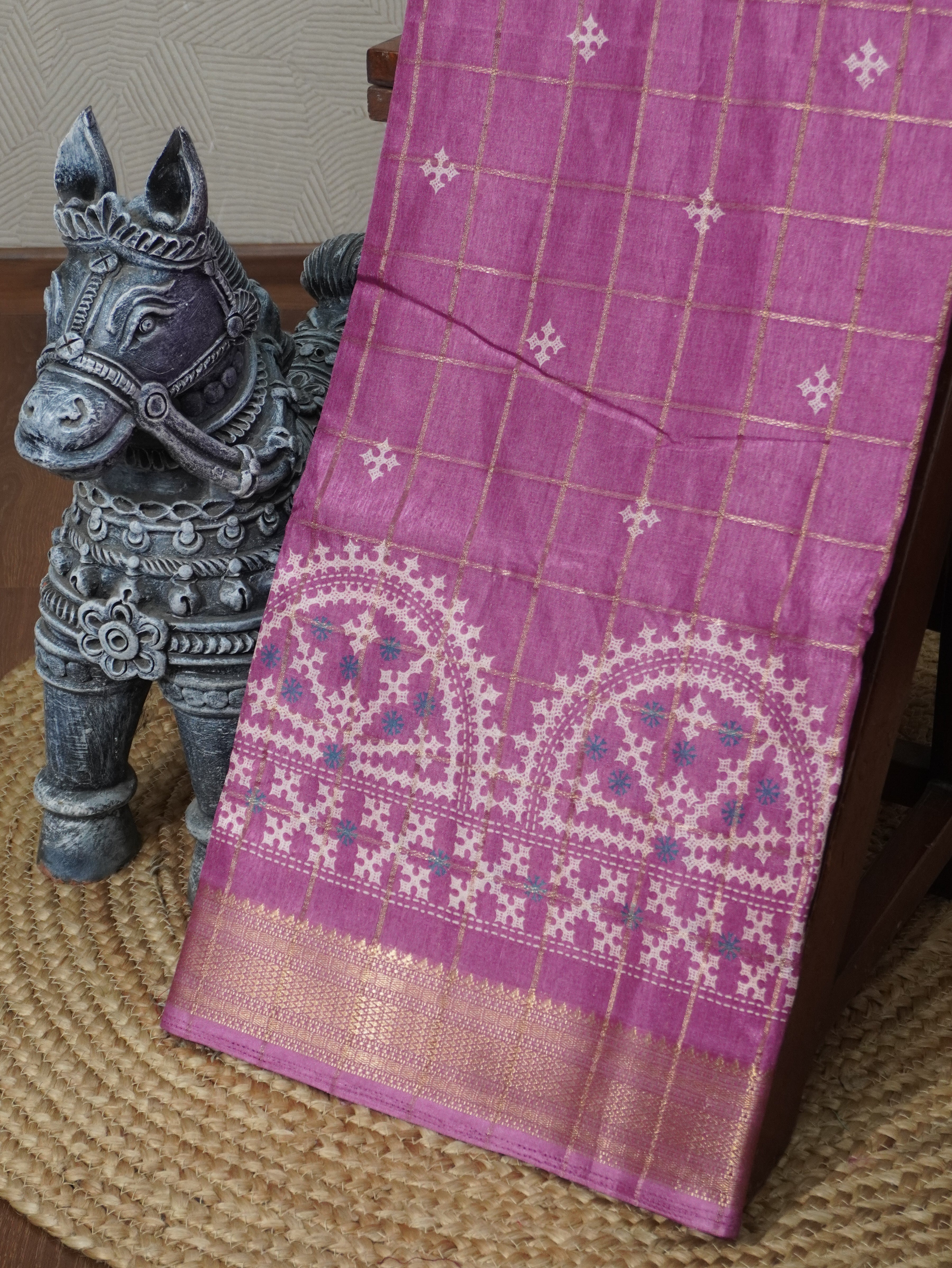 Printed Dola Saree | TTDS3262