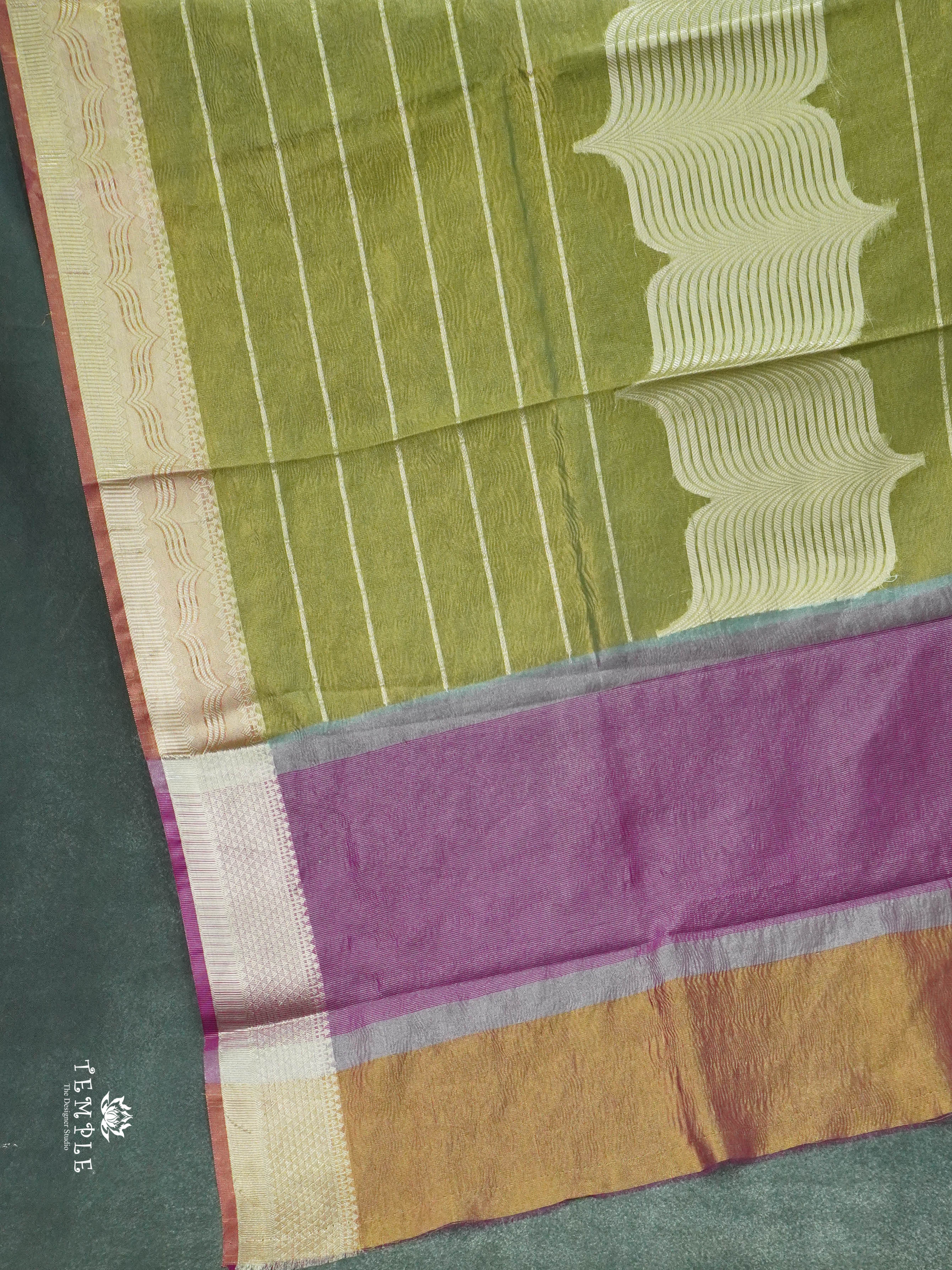 Organza Tissue Saree(Banarasi Zari Woven Pattern) | TTDS1391