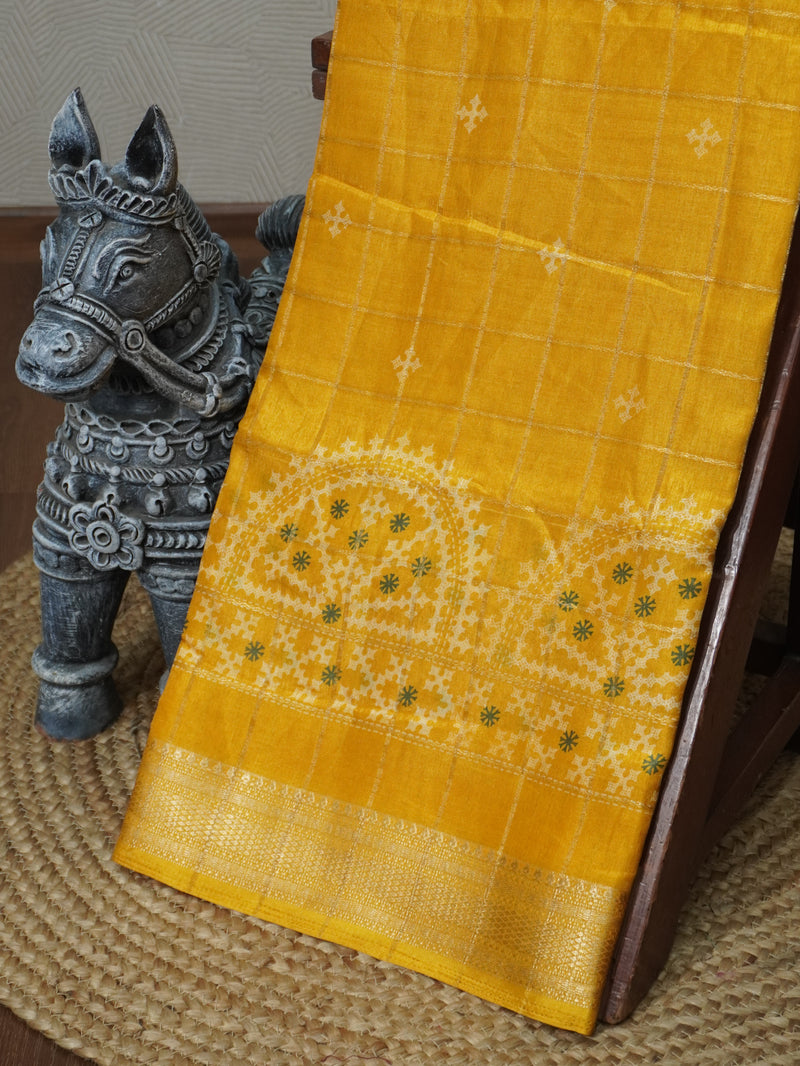 Printed Dola Saree | TTDS3262