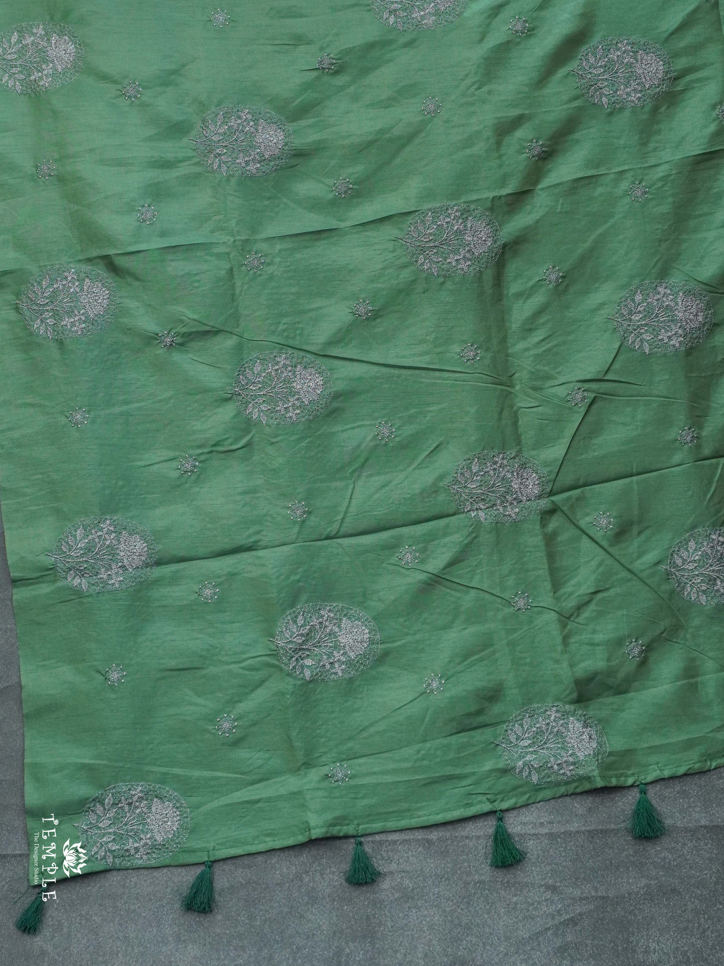 Raw Silk Saree With Zari Work | TTDS2359
