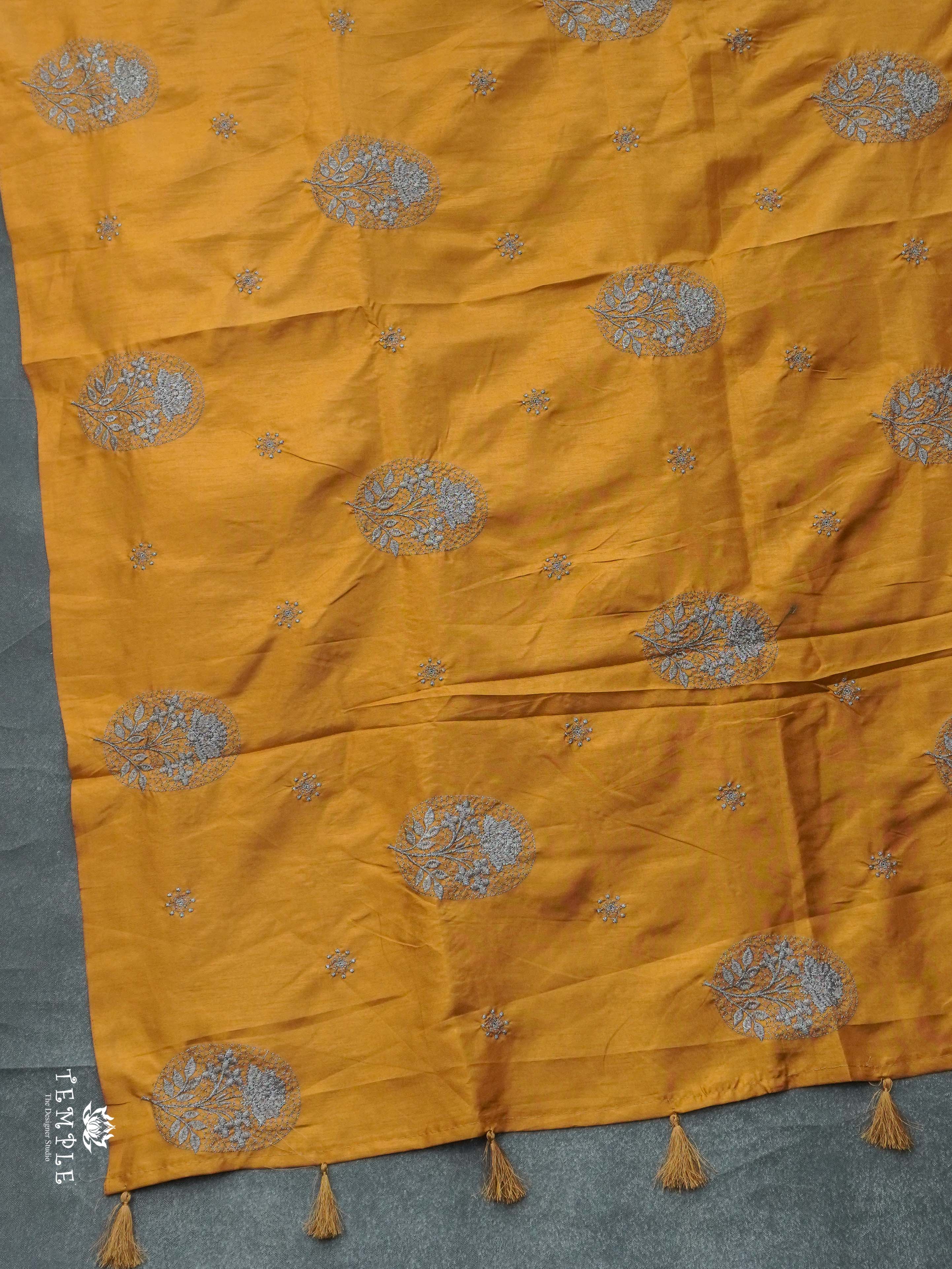 Raw Silk Saree With Zari Work | TTDS2359