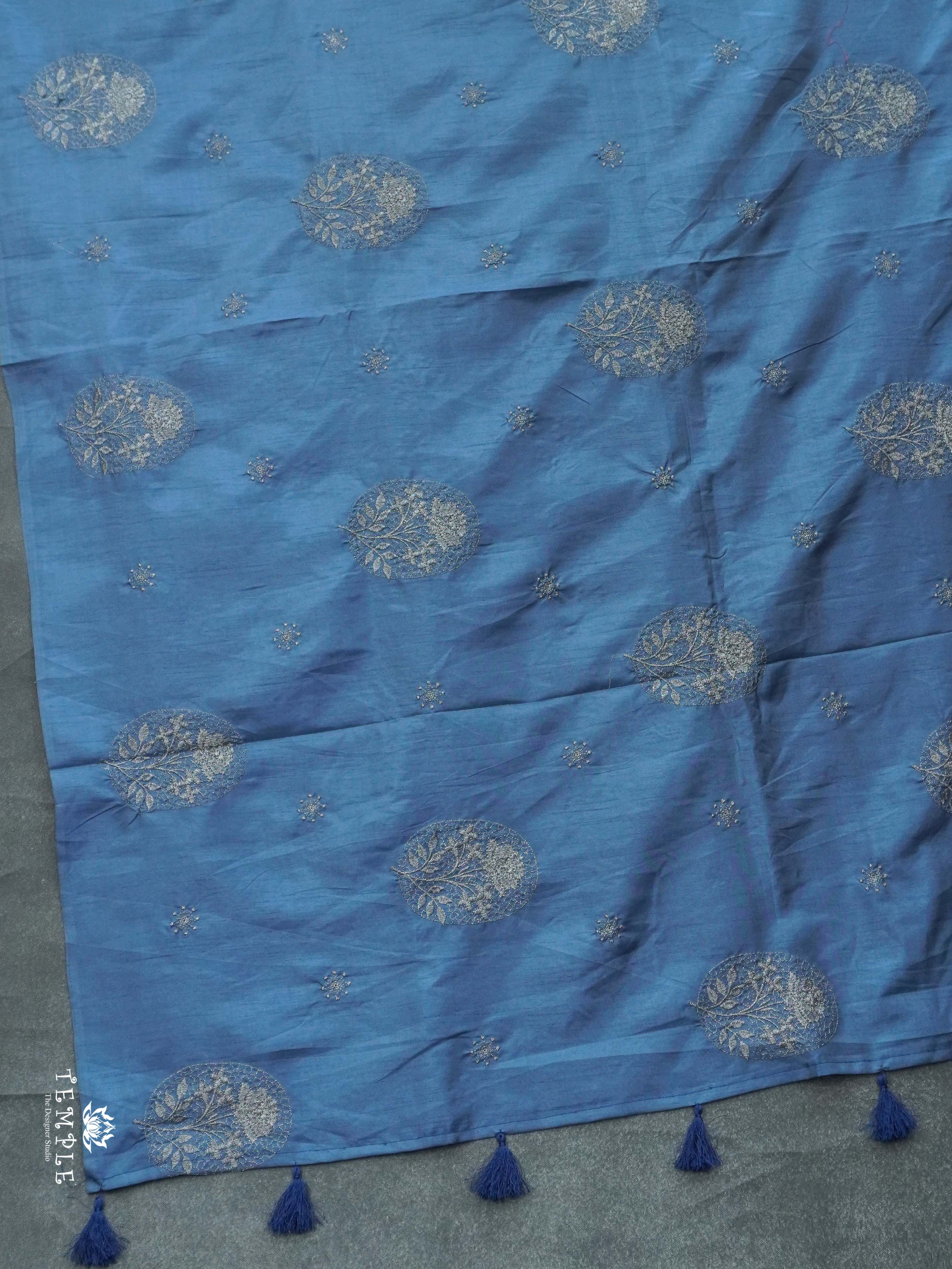 Raw Silk Saree With Zari Work | TTDS2359