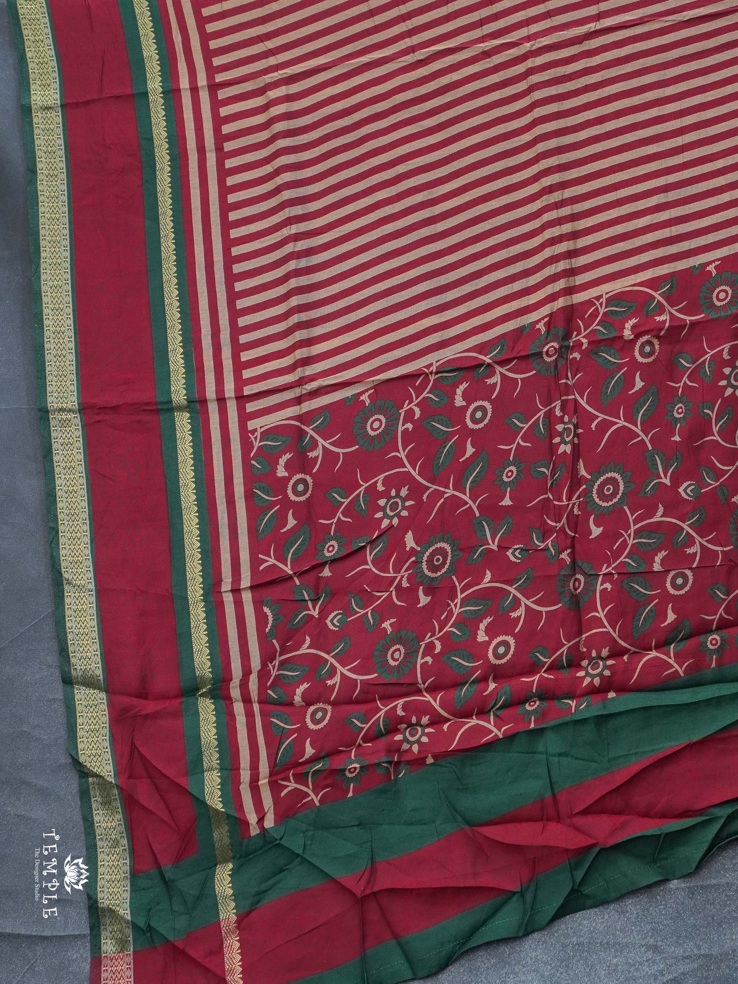 Chanderi Cotton Saree | TTDS2353