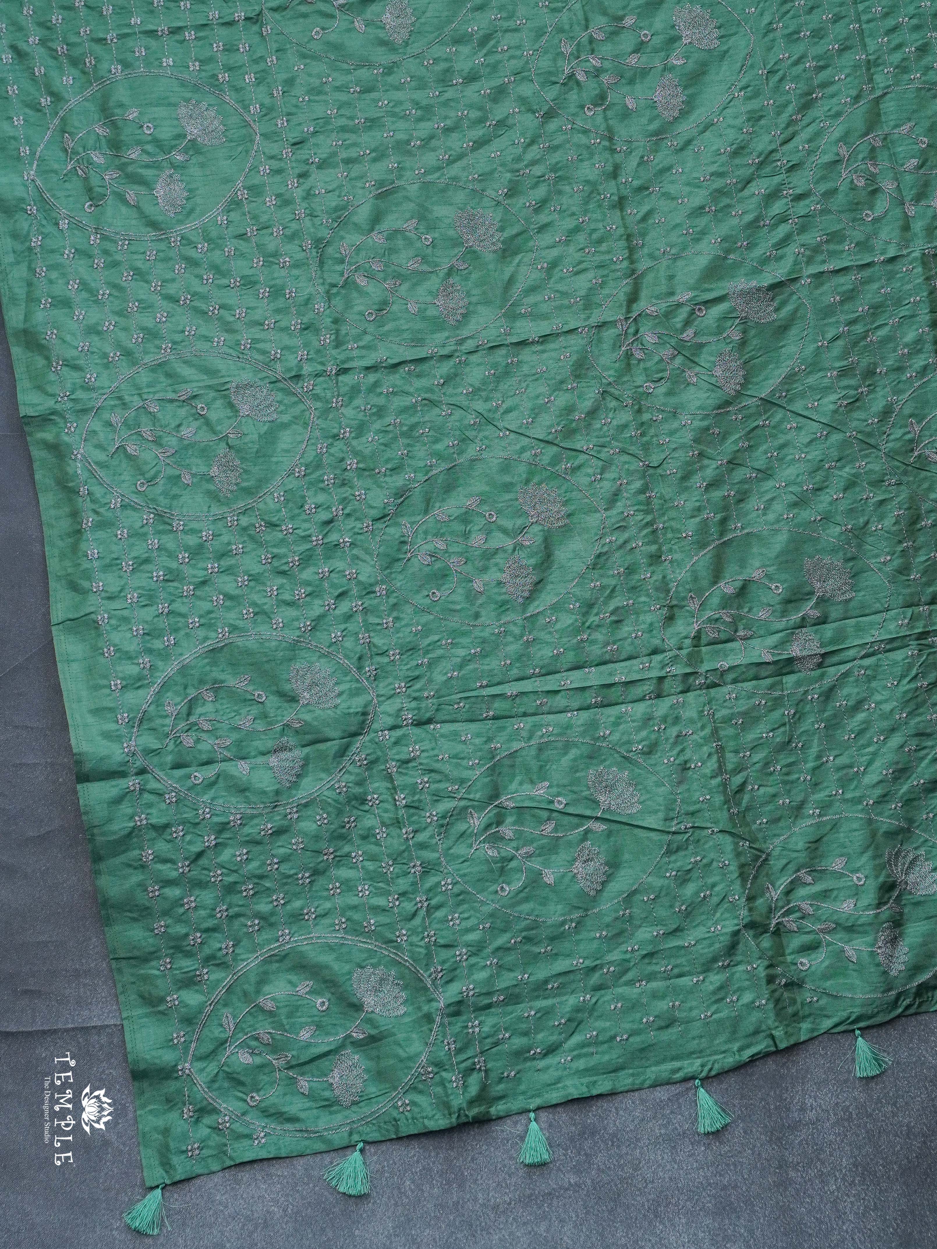 Raw Silk Saree With Zari Work | TTDS2358